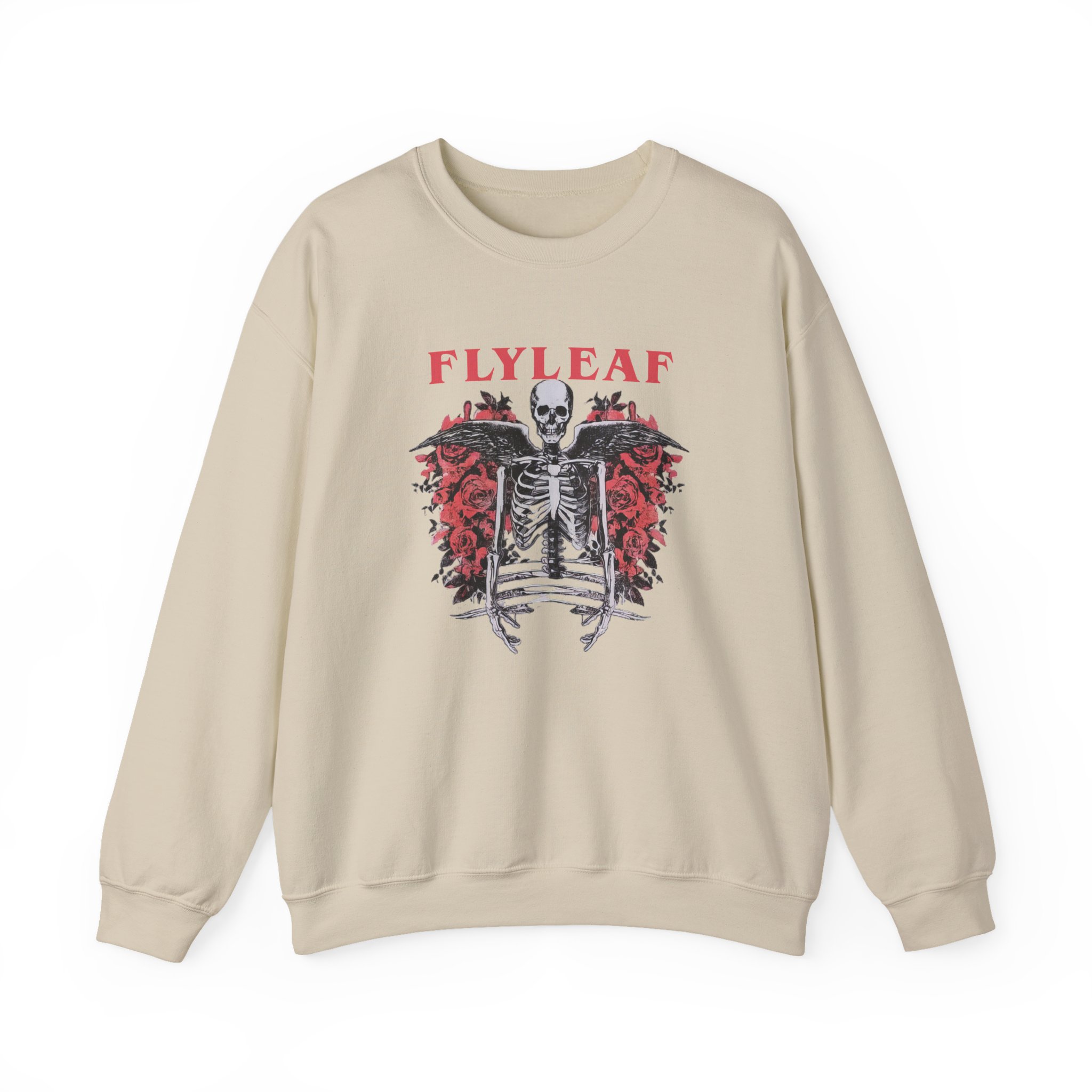 Flyleaf Skeleton Angel Unisex Heavy Blendâ„¢ Crewneck Sweatshirt