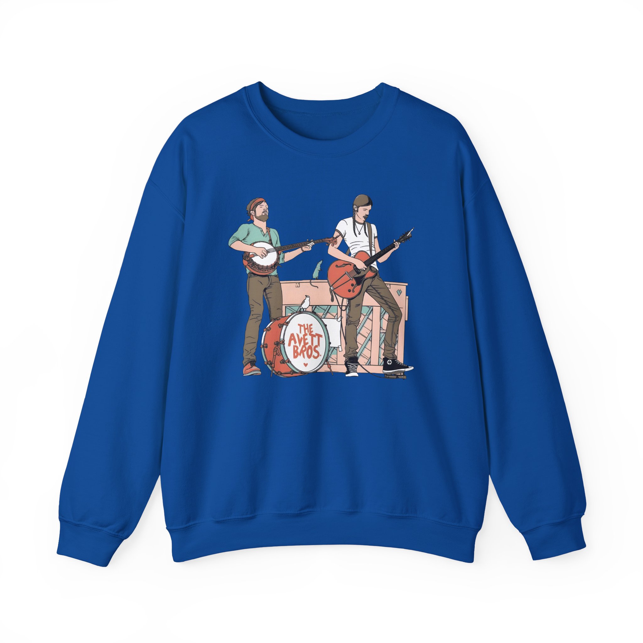 Avett Brothers on Stage Unisex Heavy Blendâ„¢ Crewneck Sweatshirt