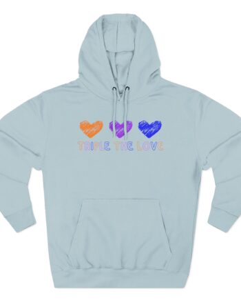 Fresh Love Triple the Love Three-Panel Fleece Hoodie