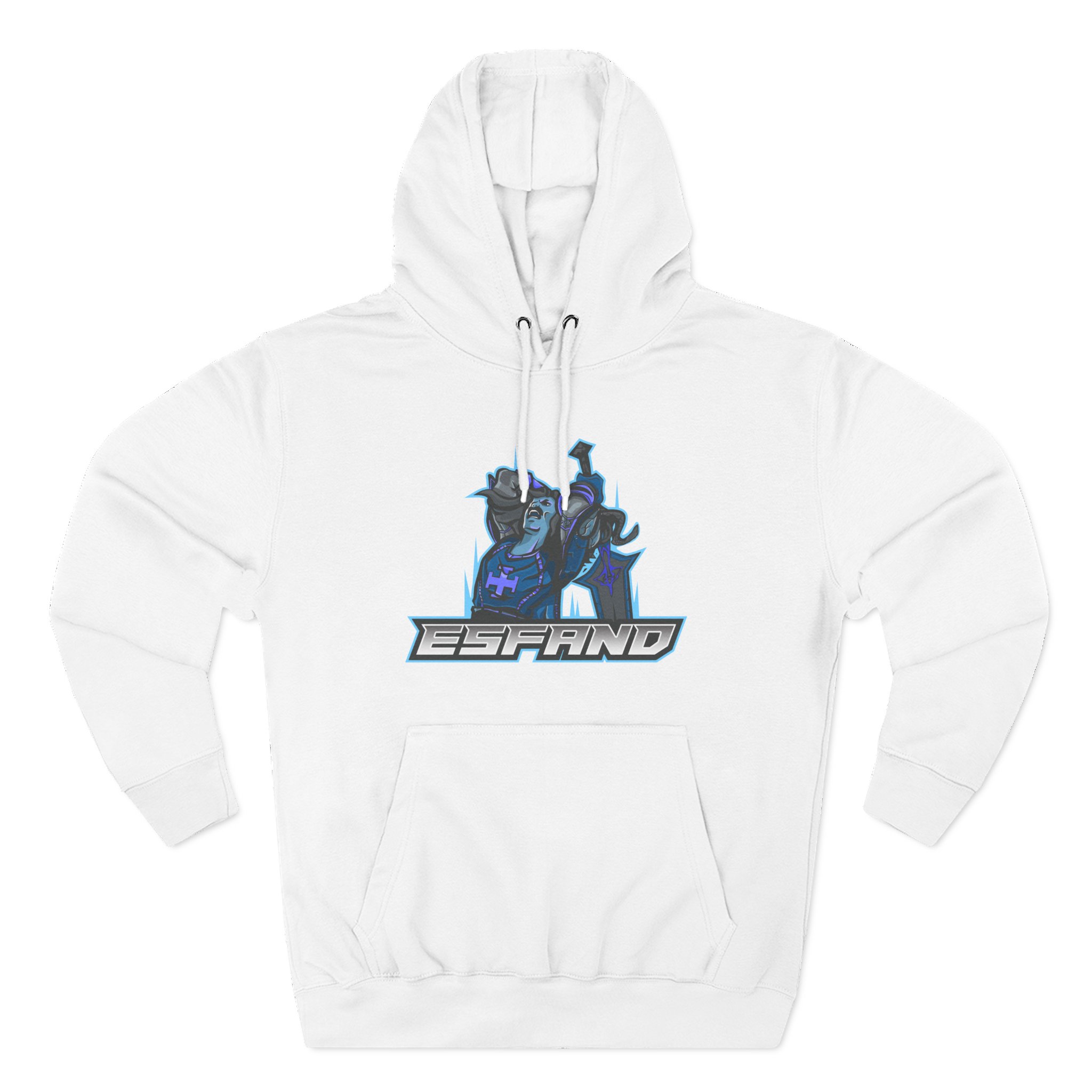 Esfand Three-Panel Fleece Hoodie