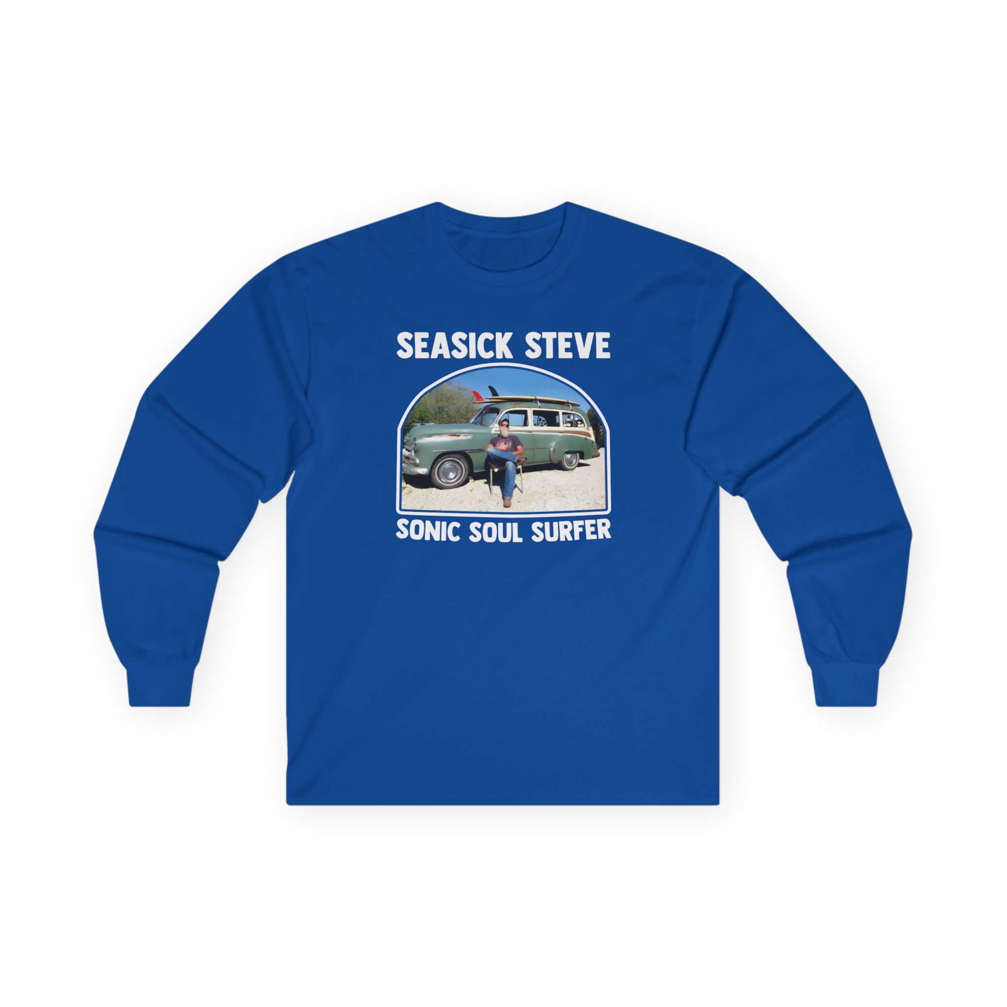 Seasick Steve Sonic Soul Surfer Unisex Ultra Cotton Long Sleeve Tee