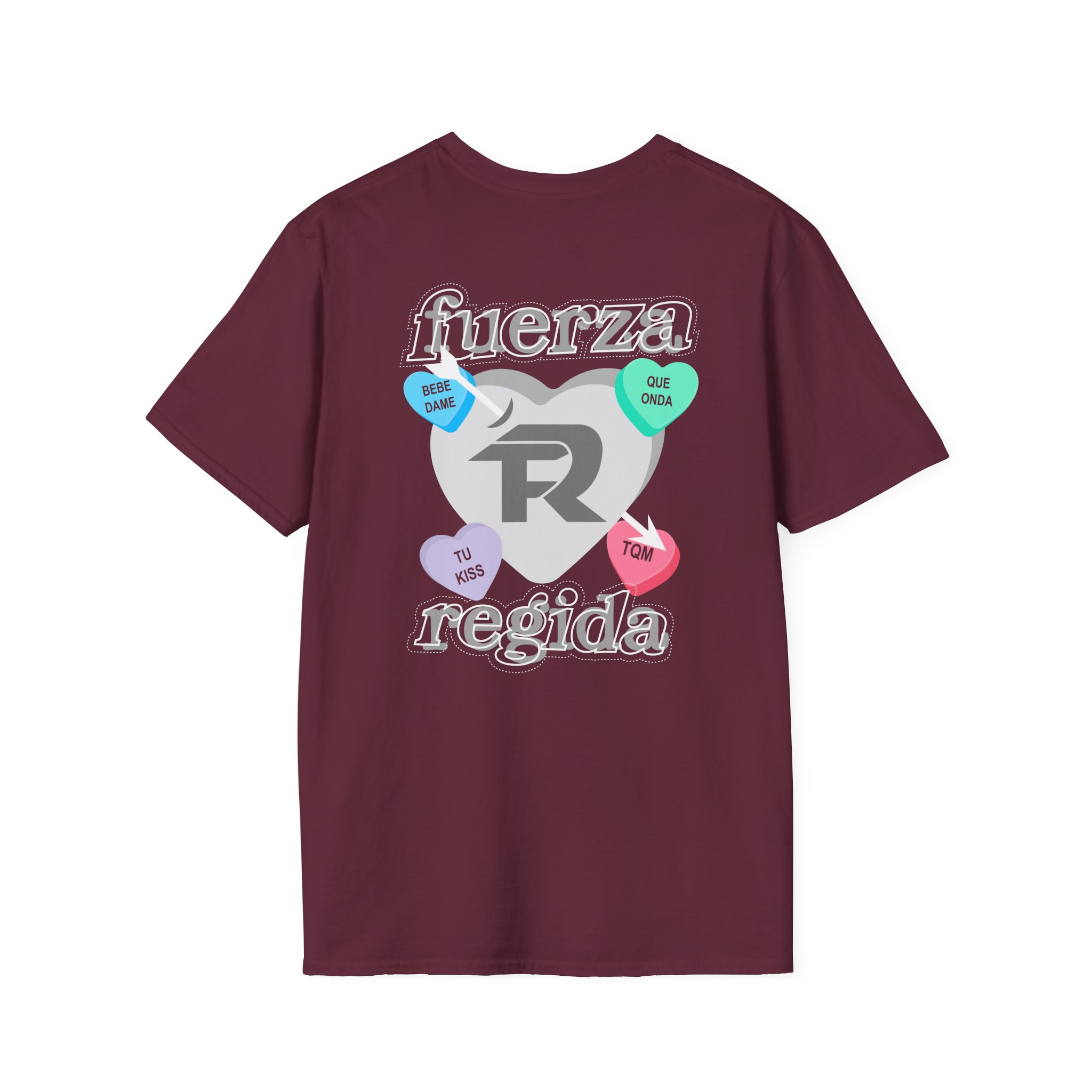 Fuerza Regida Candy Hearts Unisex Softstyle T-Shirt