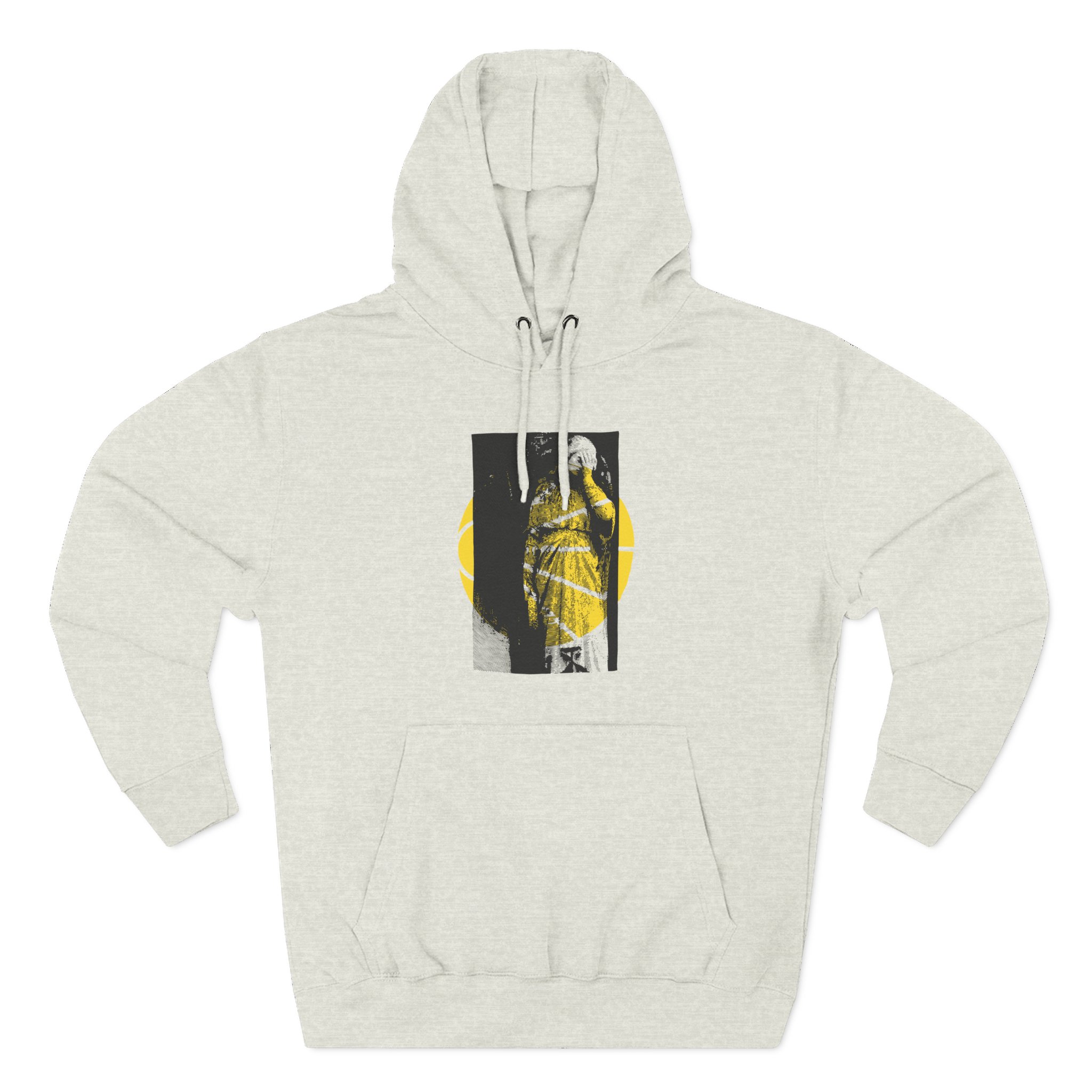 Pianos Become the Teeth Statue Three-Panel Fleece Hoodie