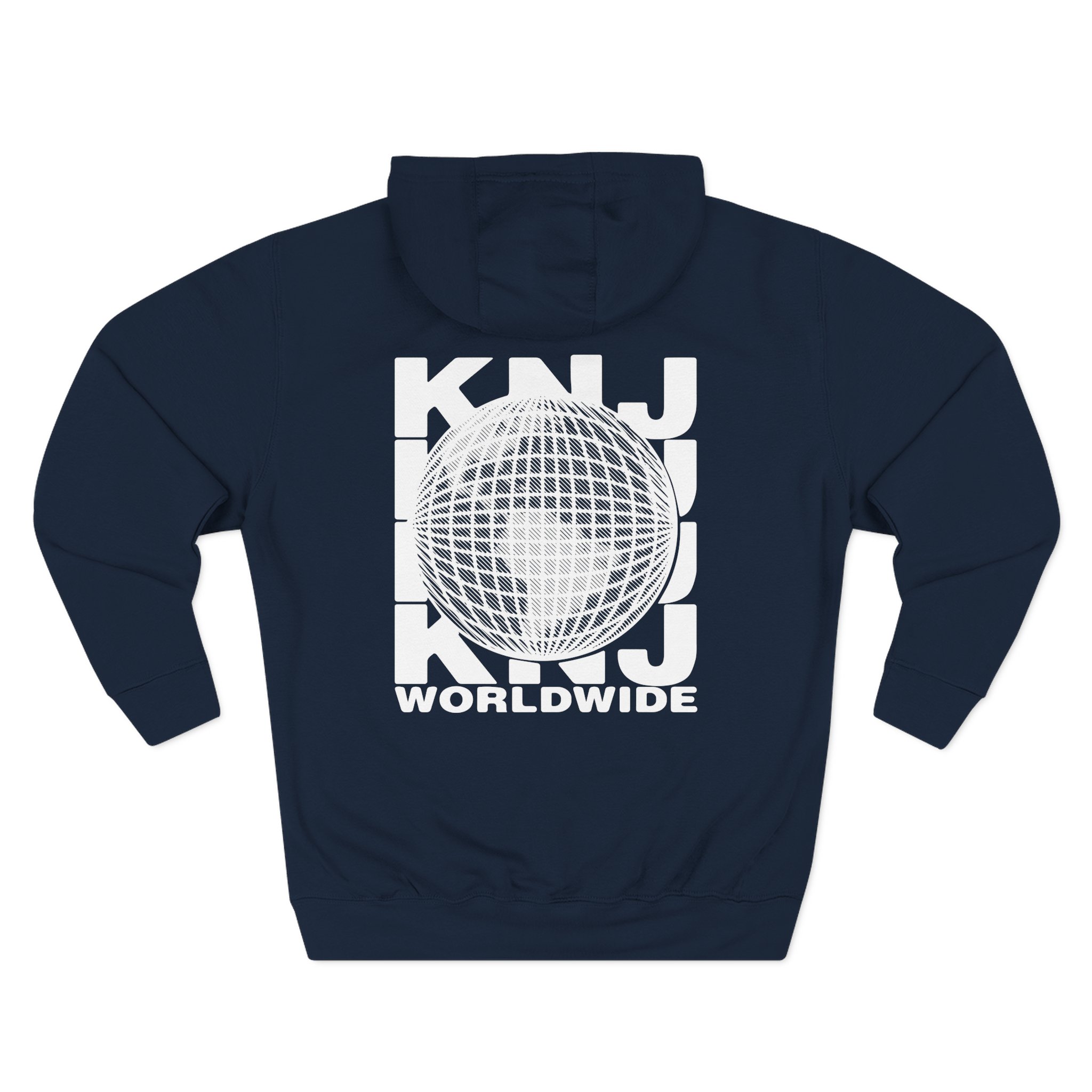 KNJ Worldwide Three-Panel Fleece Hoodie