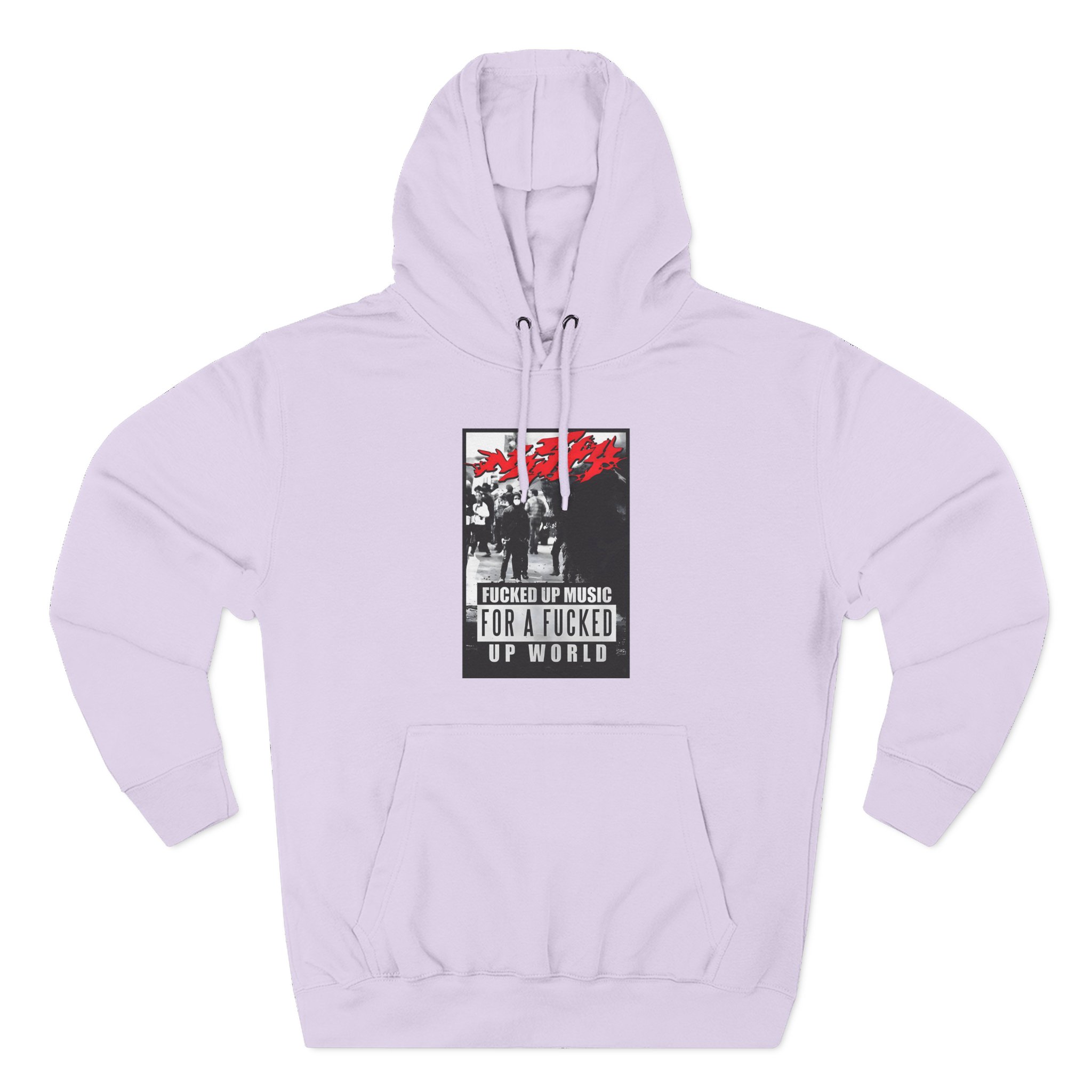 Nasty Riot Three-Panel Fleece Hoodie