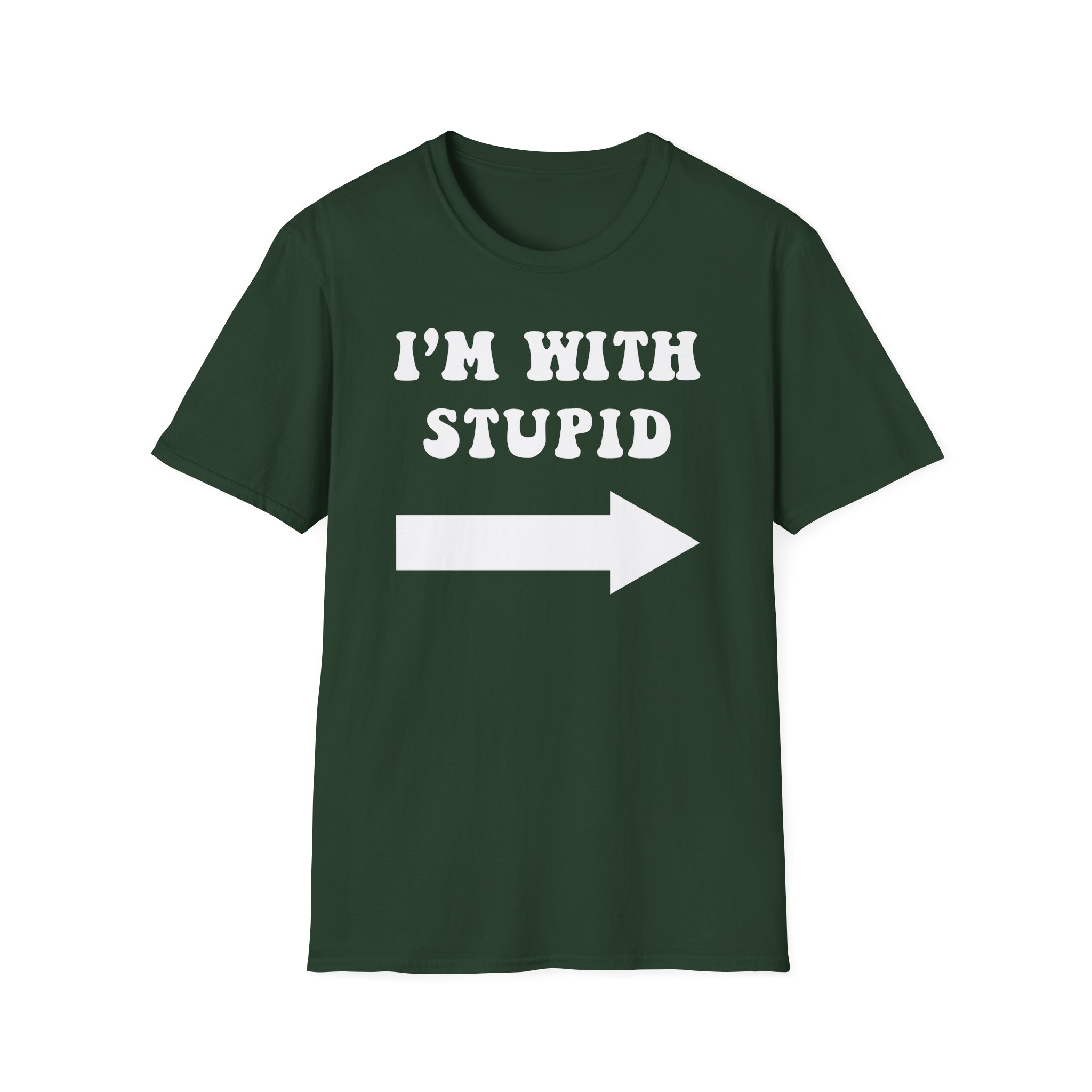 Jimmy Kimmel I'm With Stupid Unisex Softstyle T-Shirt