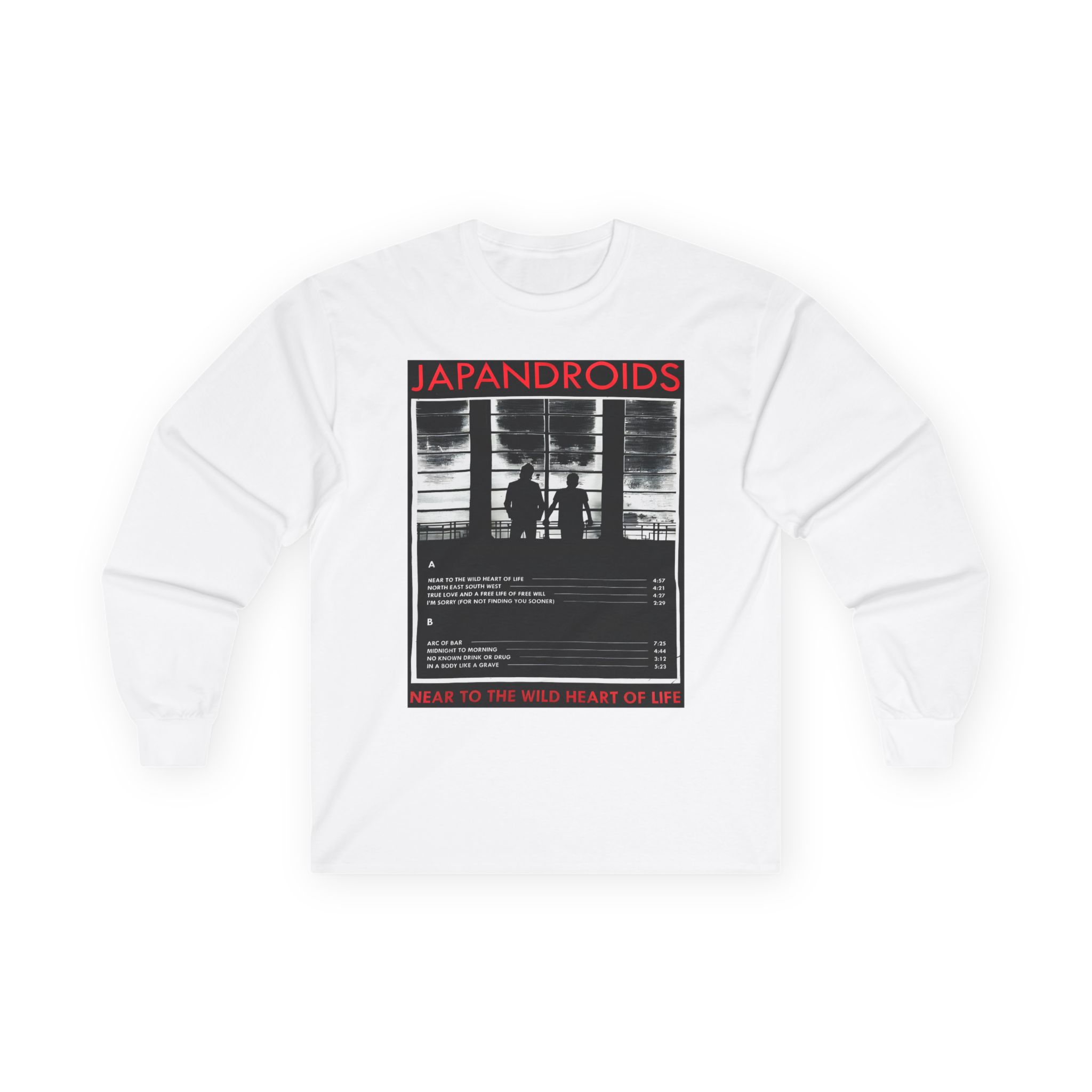 Japandroids Near to the Wild Heart of Life Unisex Ultra Cotton Long Sleeve Tee