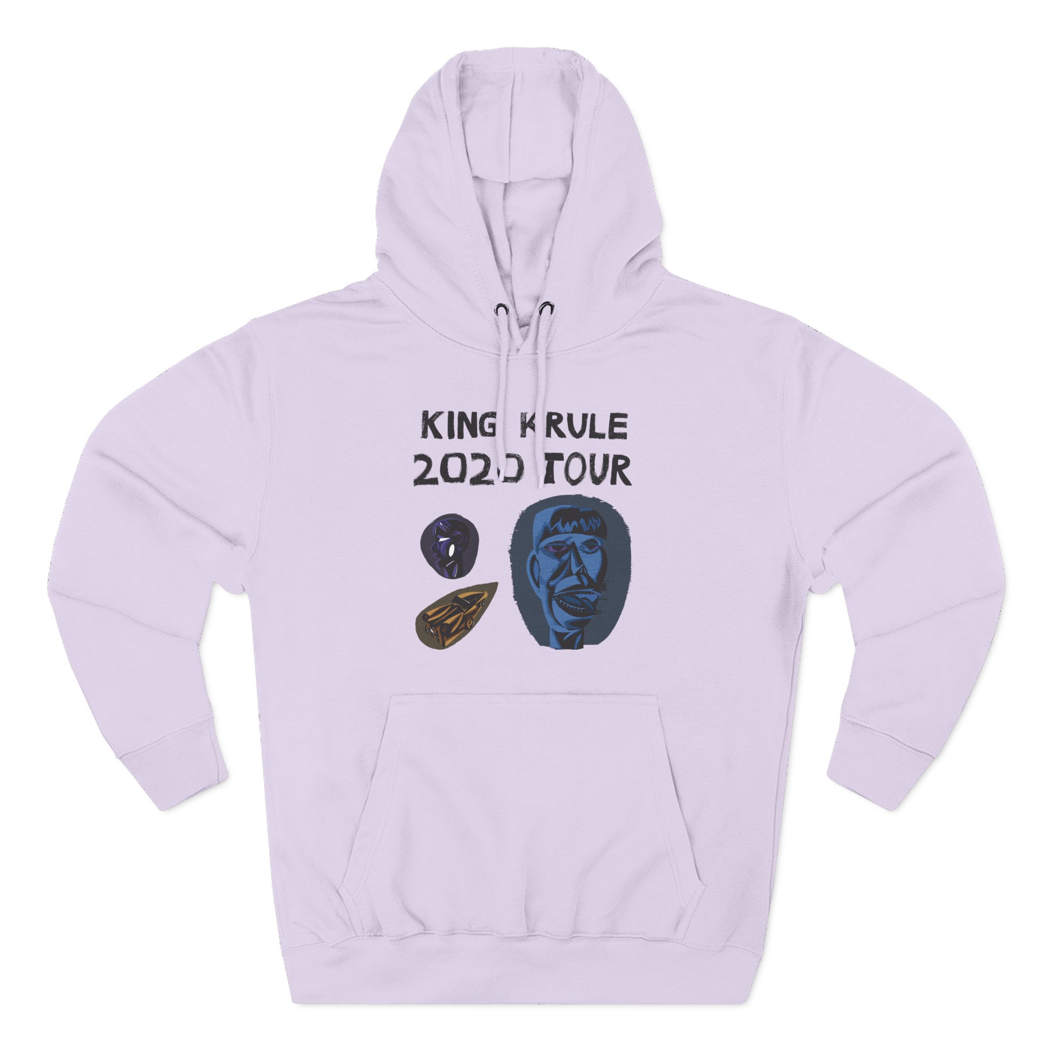 King Krule King Krule Tour Uk Europe Three-Panel Fleece Hoodie