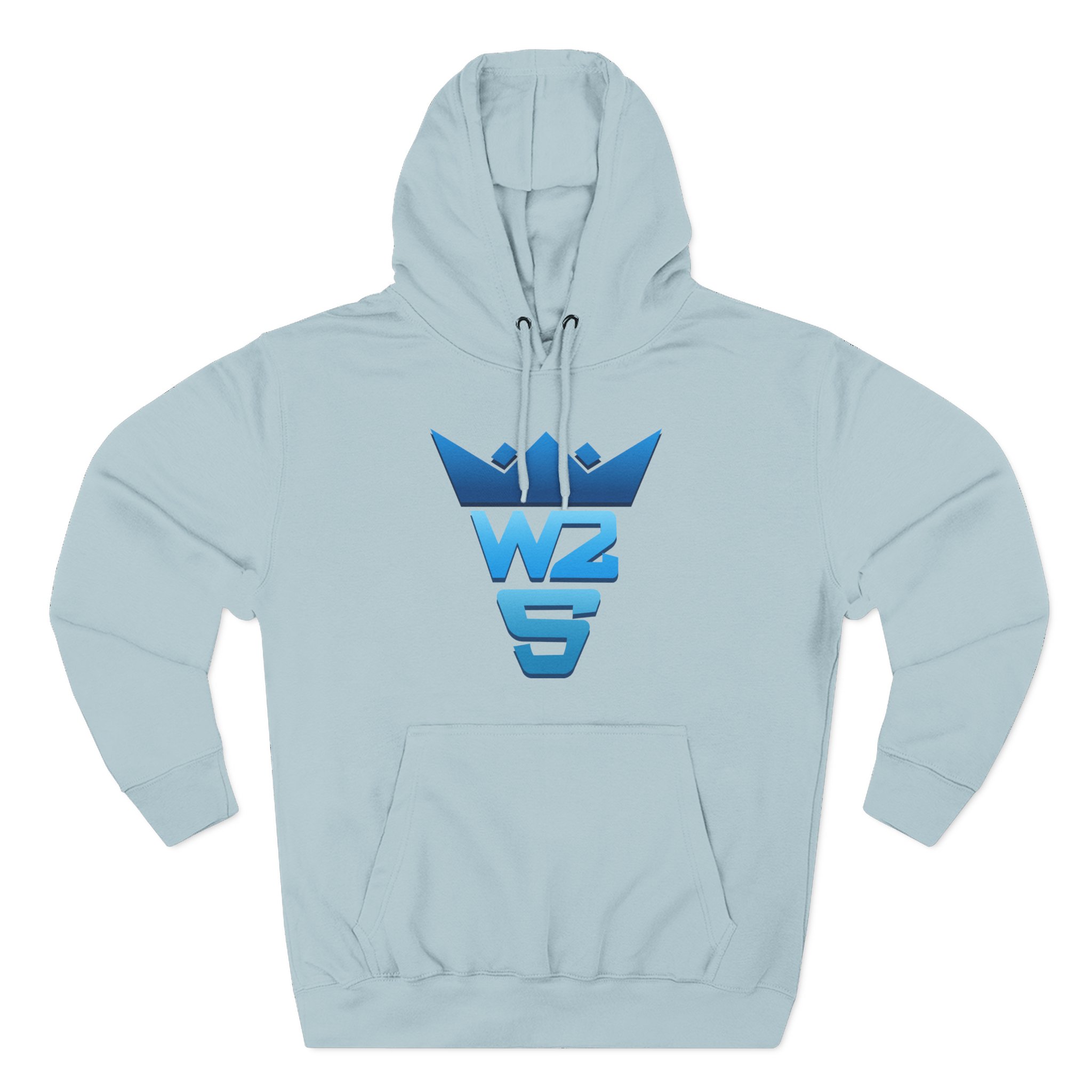 Zerkaa W2s Logo Three-Panel Fleece Hoodie