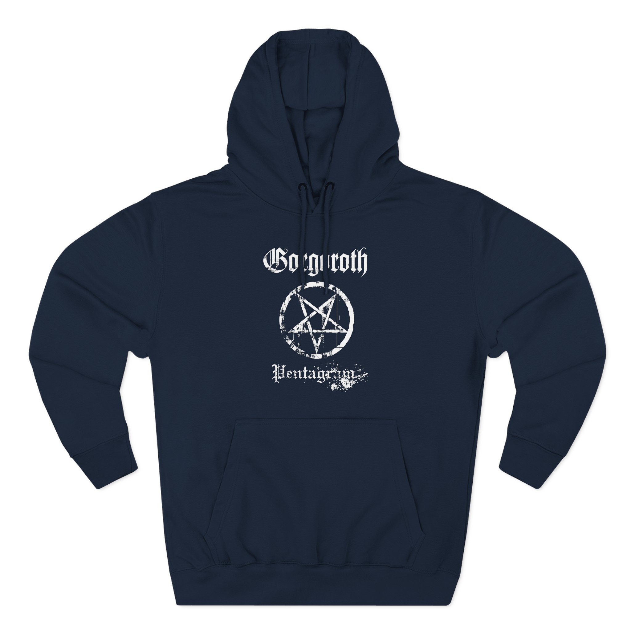 Gorgoroth Pentagram Three-Panel Fleece Hoodie