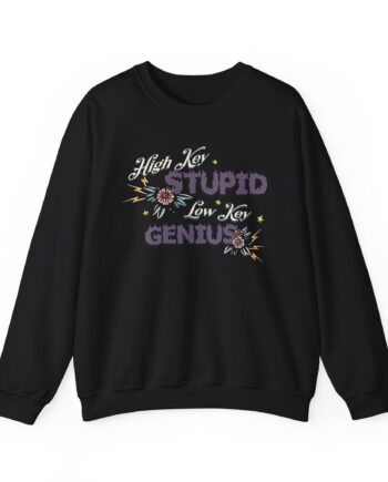 Kallmekris High Key Stupid Genius Unisex Heavy Blend™ Crewneck Sweatshirt