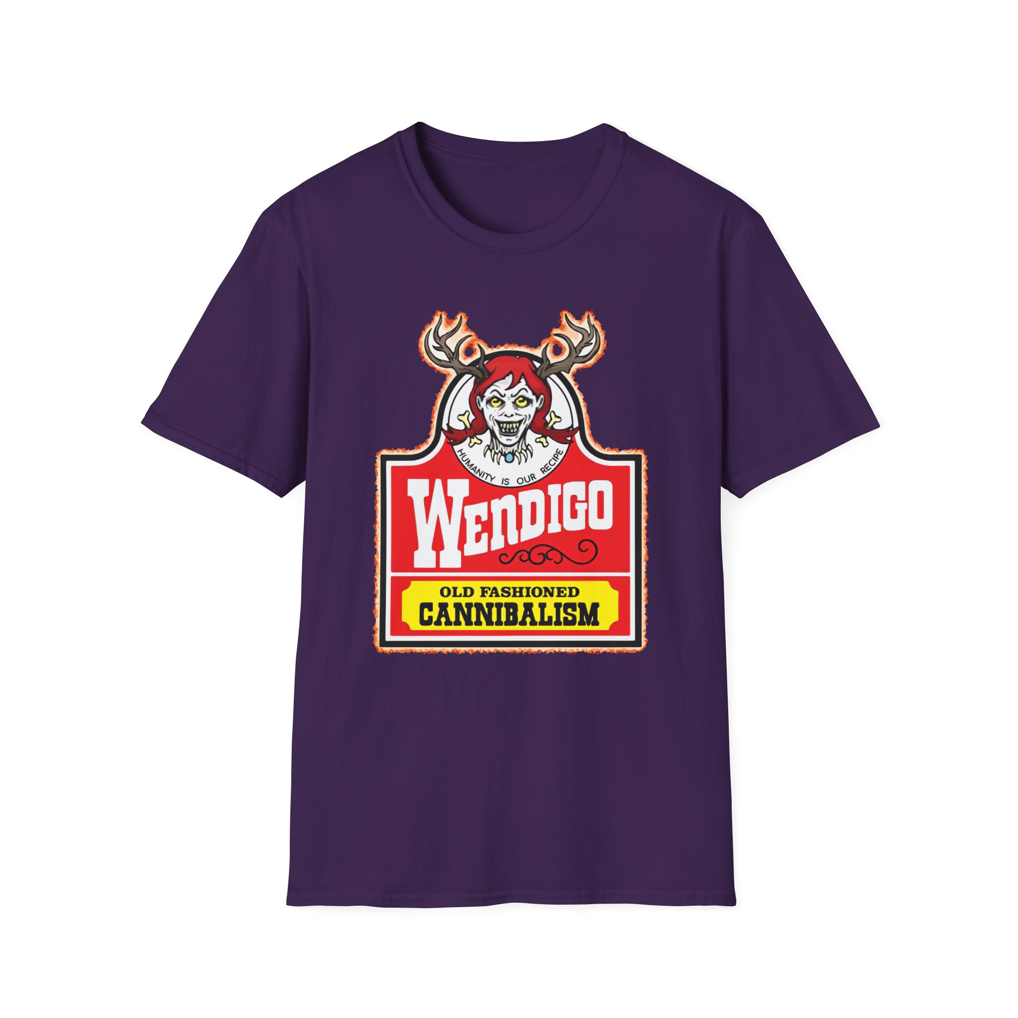 Wendigo Old Fashioned Cannibalism Unisex Softstyle T-Shirt