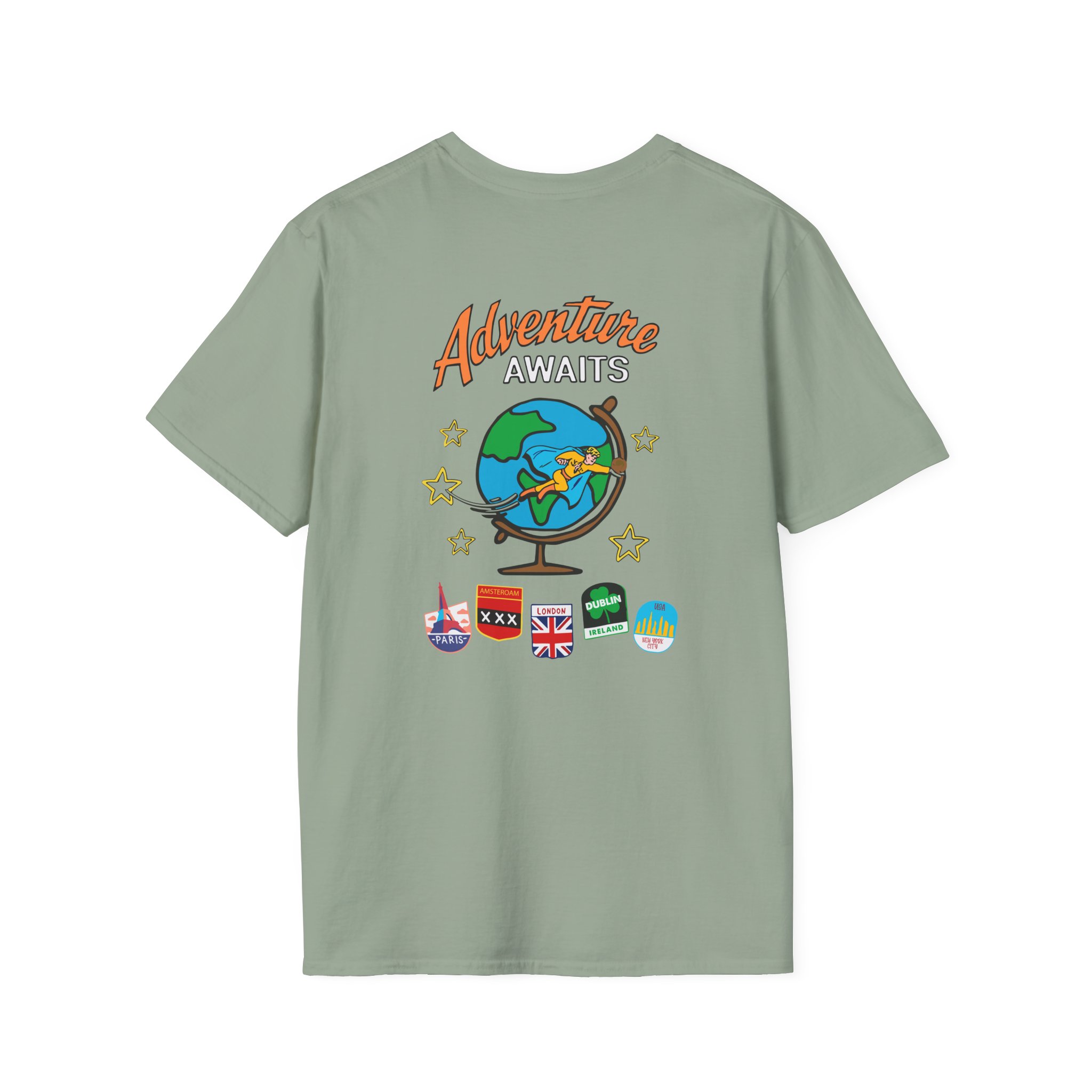 Ryan Trahan One Cent Adventure Awaits Travel Club Unisex Softstyle T-Shirt