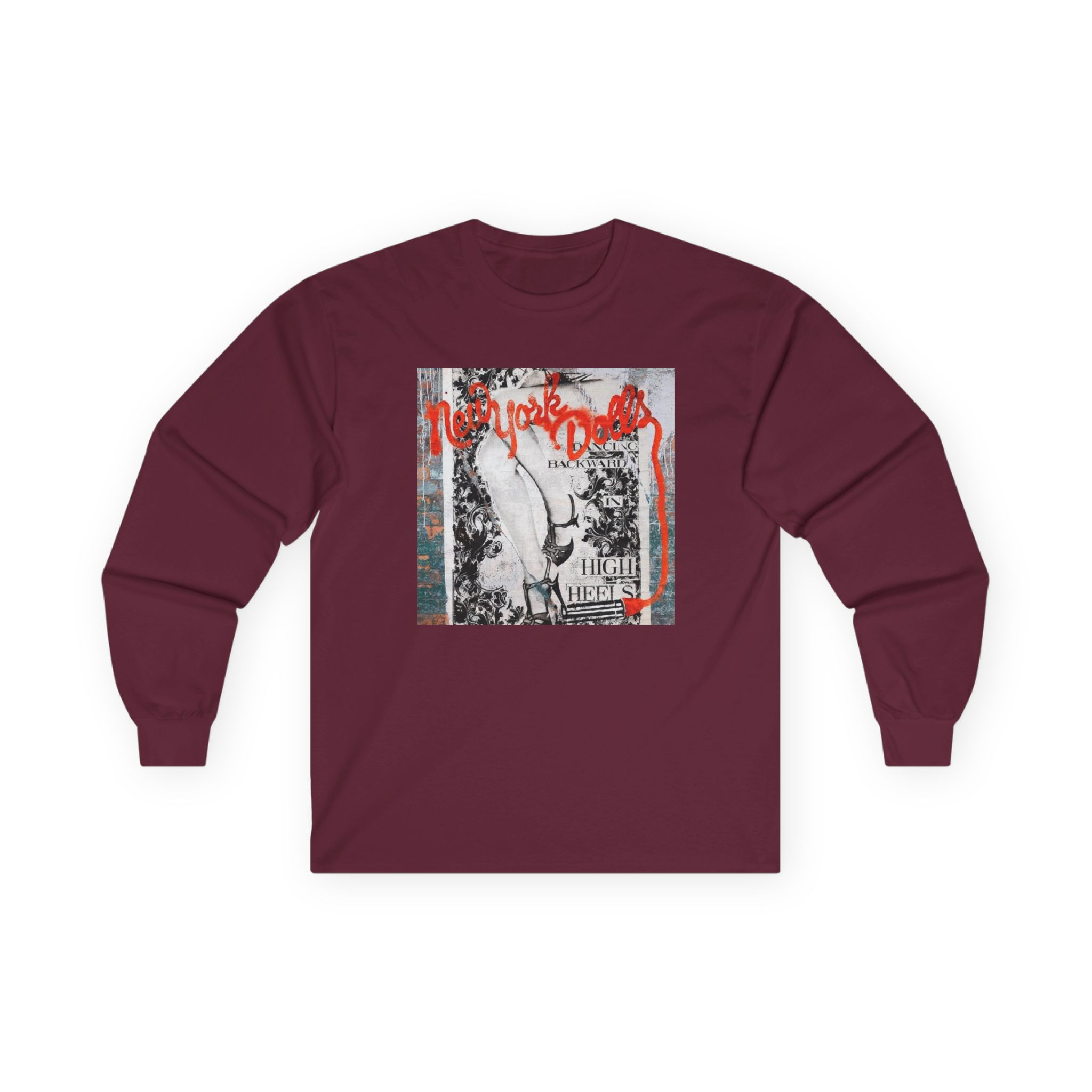 New York Dolls Dancing Backward Album Unisex Ultra Cotton Long Sleeve Tee