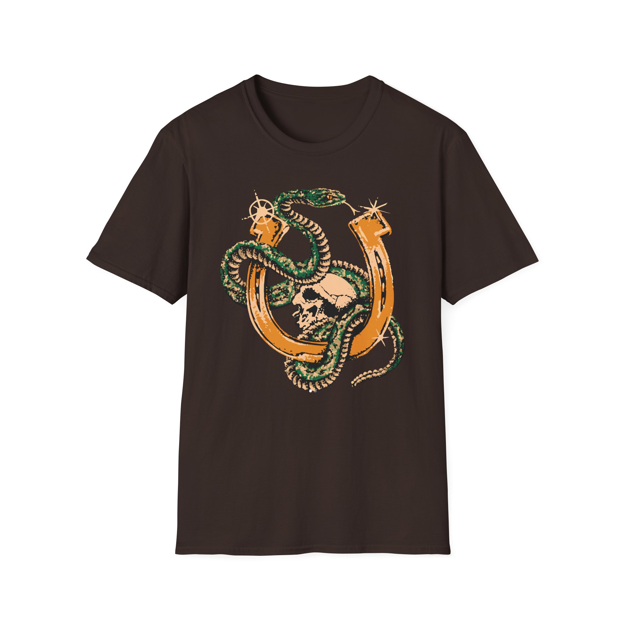 ZZ Top Snake Skull Unisex Softstyle T-Shirt