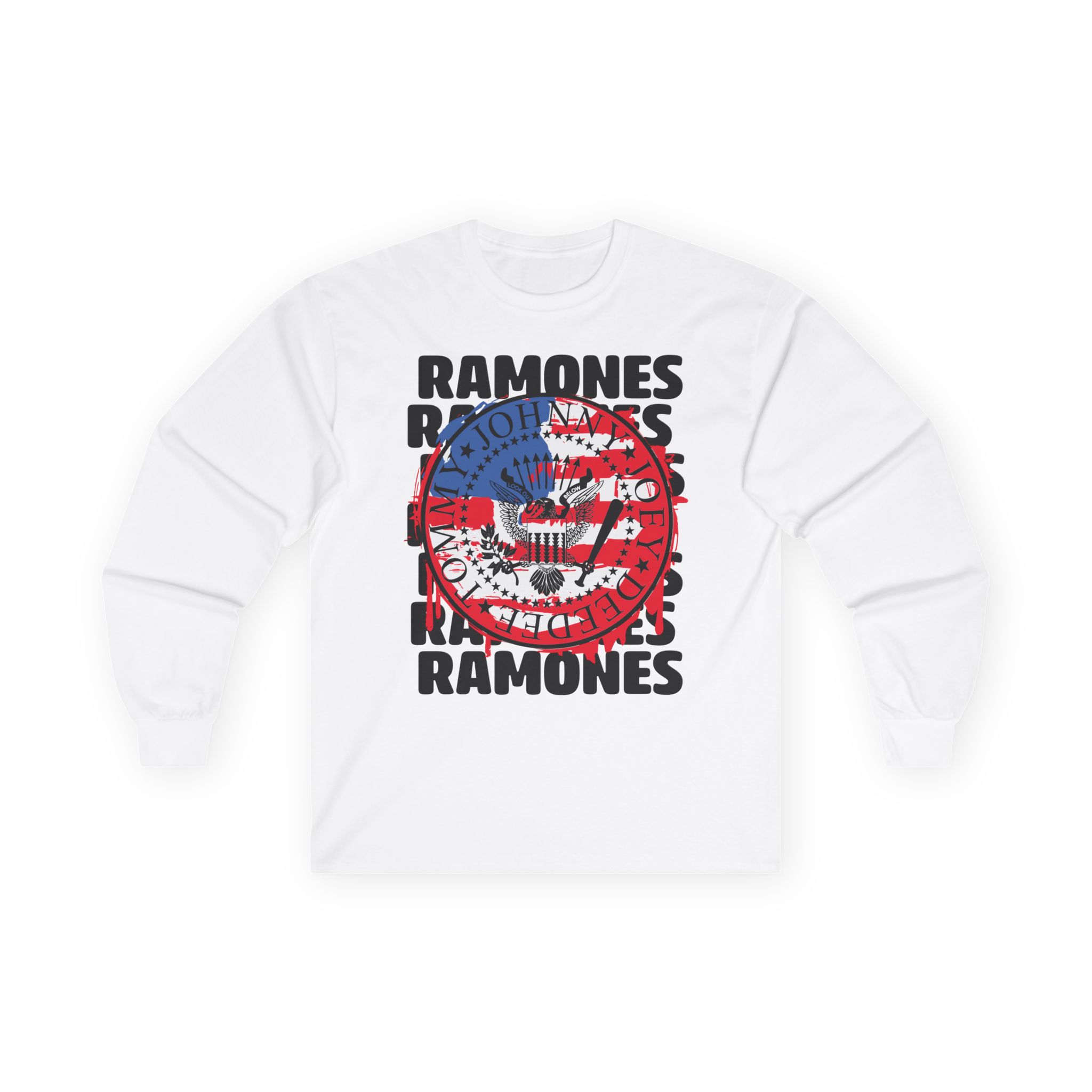 Ramones US Flag Unisex Ultra Cotton Long Sleeve Tee