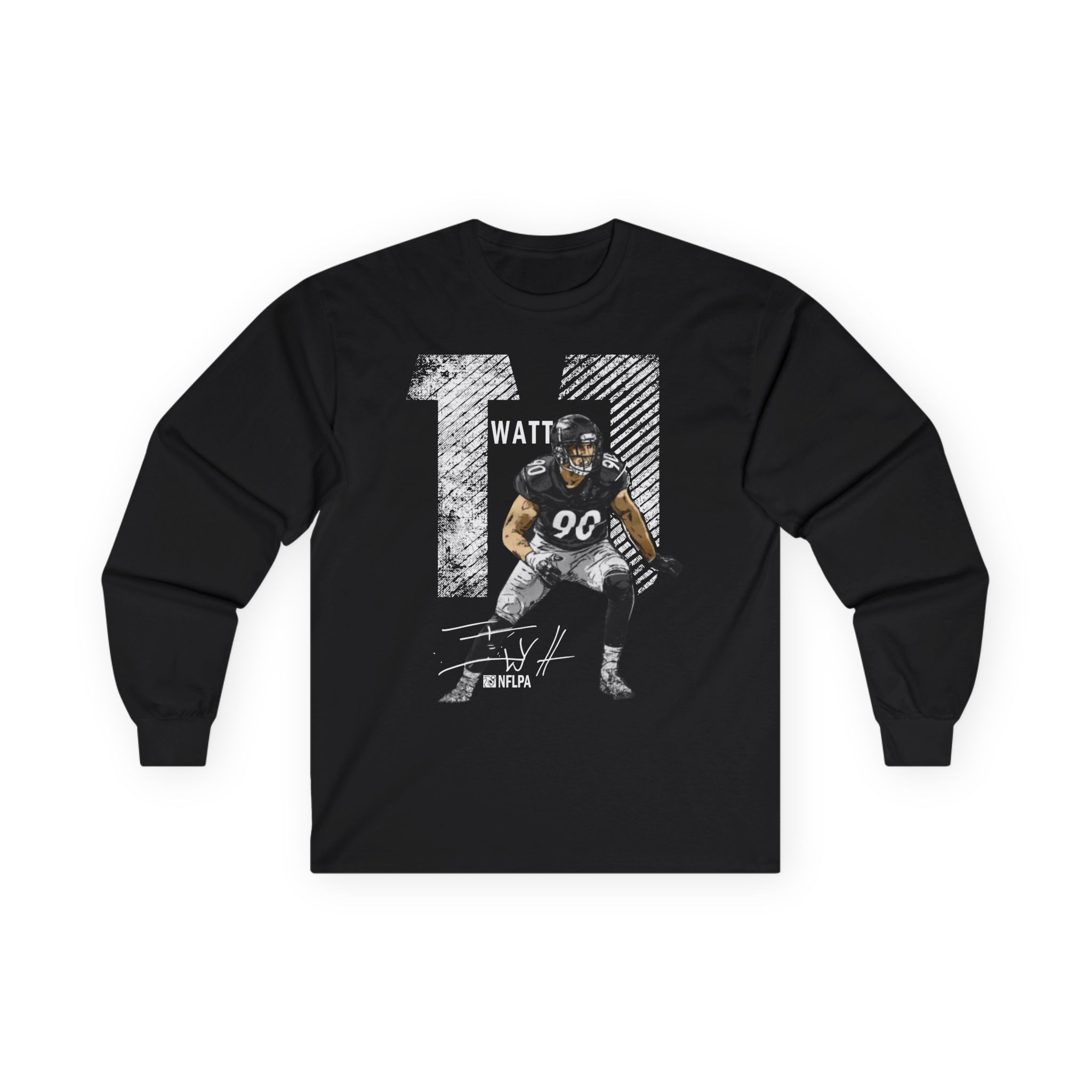 Tj Watt Mega Bold Unisex Ultra Cotton Long Sleeve Tee