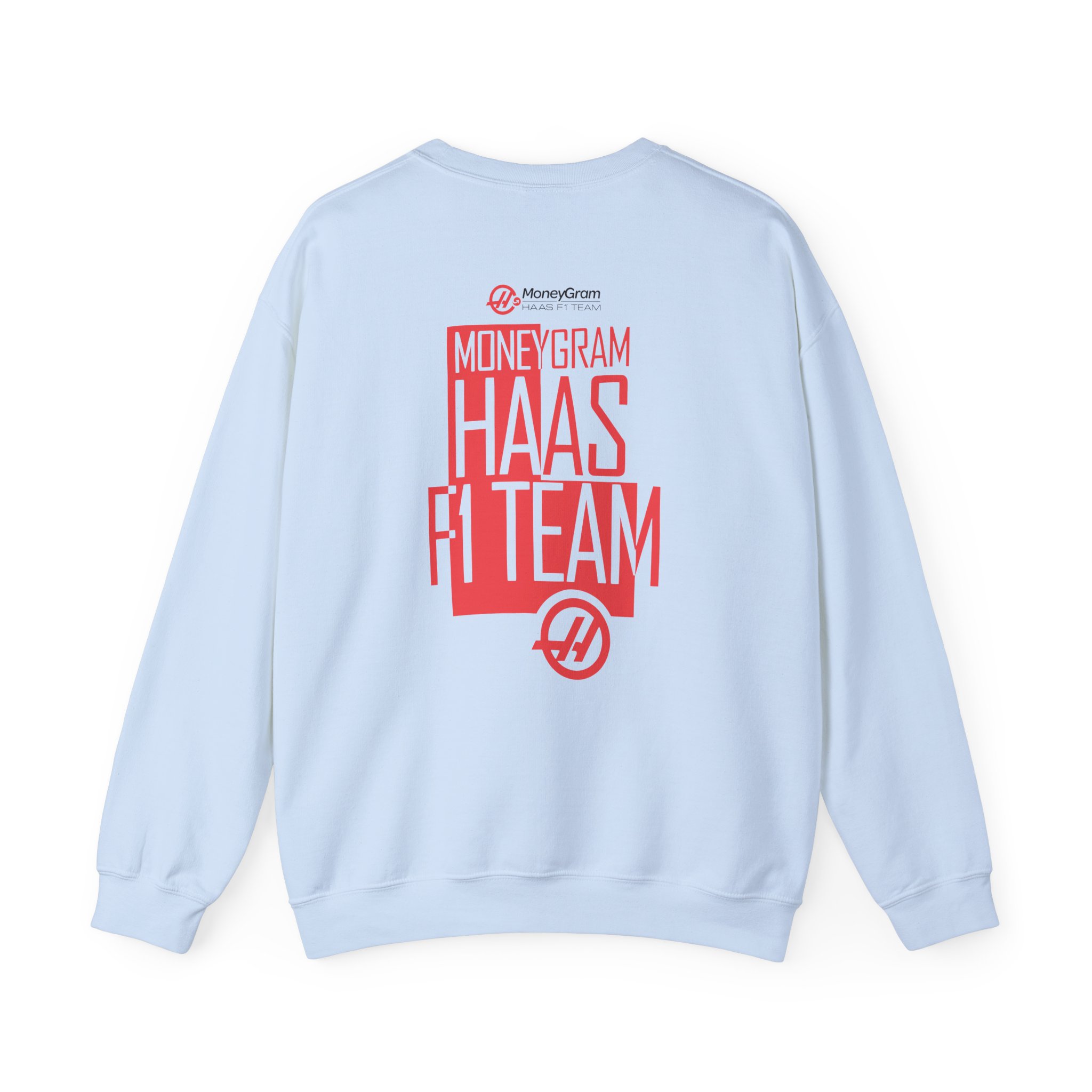 Haas F1 Color Block Unisex Heavy Blendâ„¢ Crewneck Sweatshirt