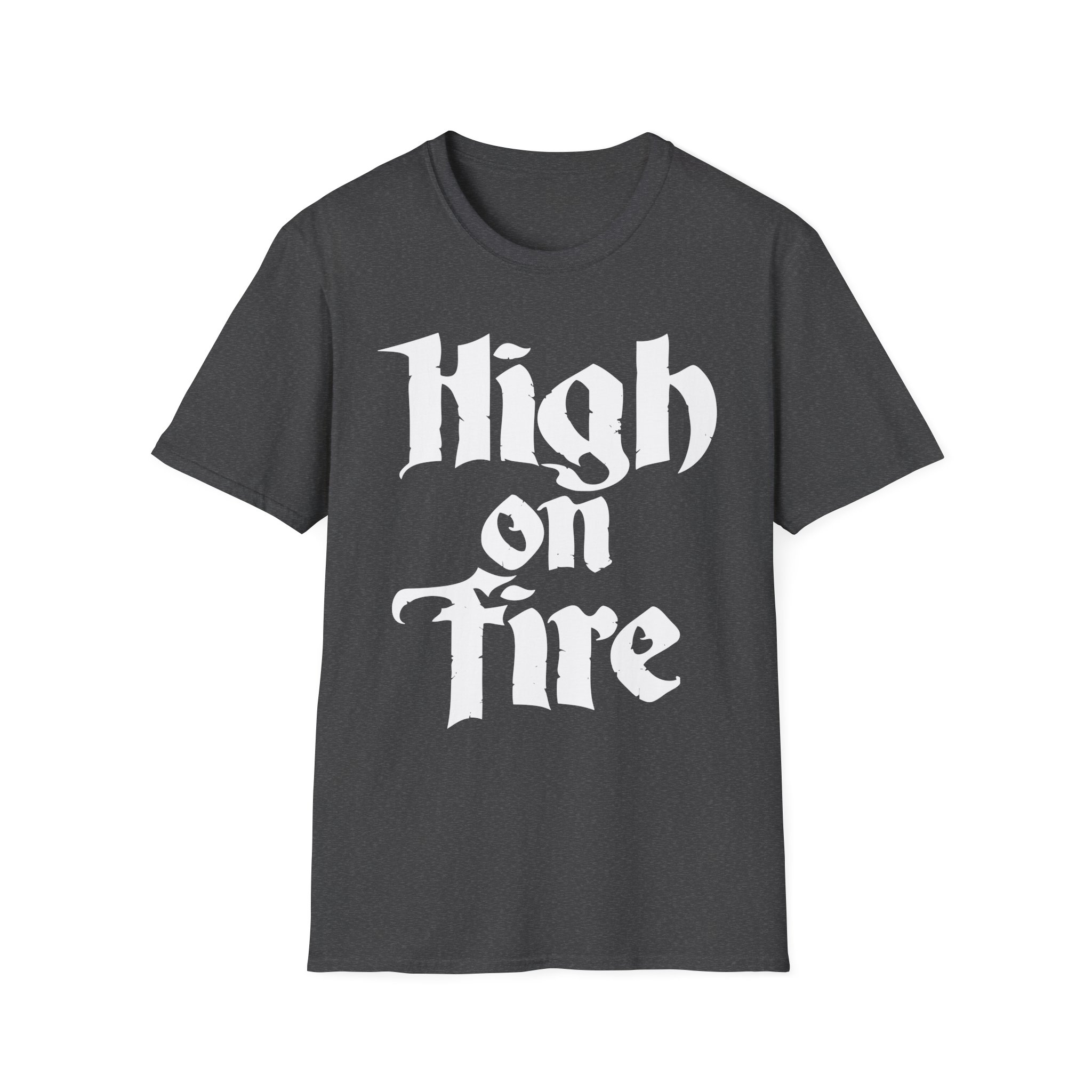 High on Fire Logo Unisex Softstyle T-Shirt