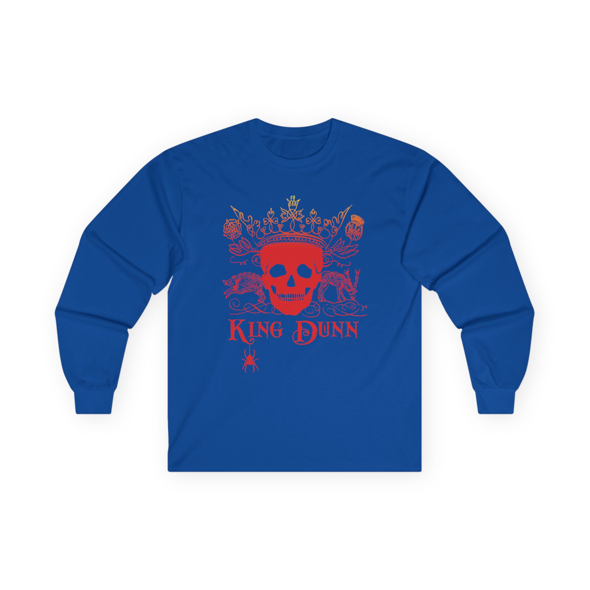 Melvins King Dunn Crown Skull Unisex Ultra Cotton Long Sleeve Tee
