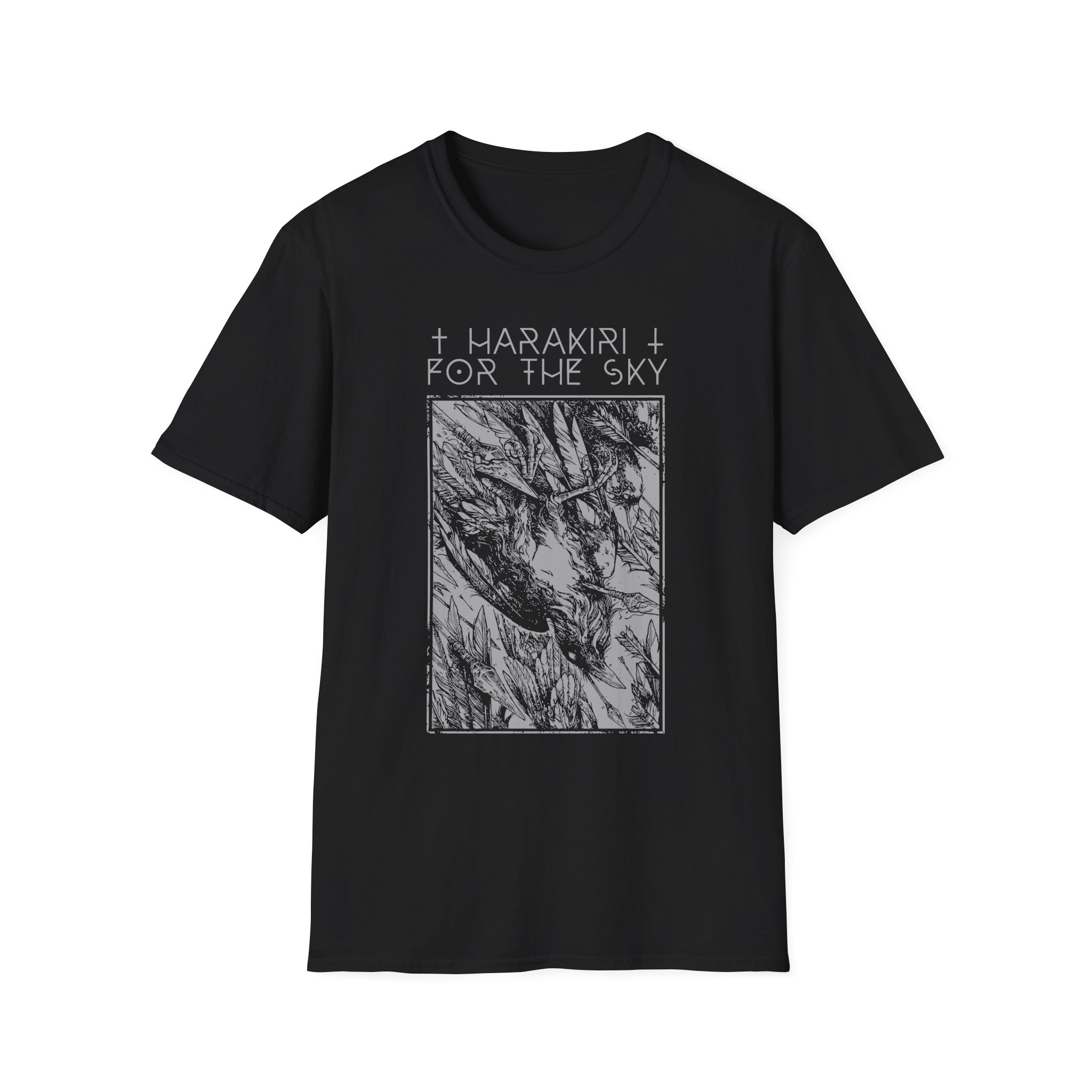 Harakiri for the Sky Falling Birds Unisex Softstyle T-Shirt