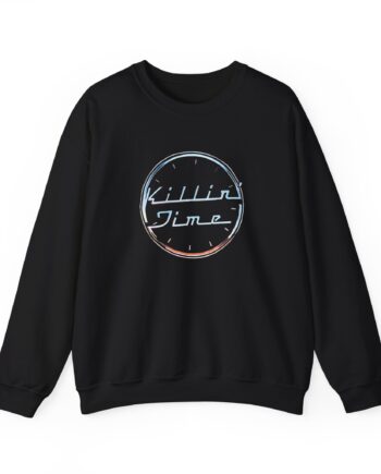 Clint Black Chrome Killing Time Unisex Heavy Blend™ Crewneck Sweatshirt