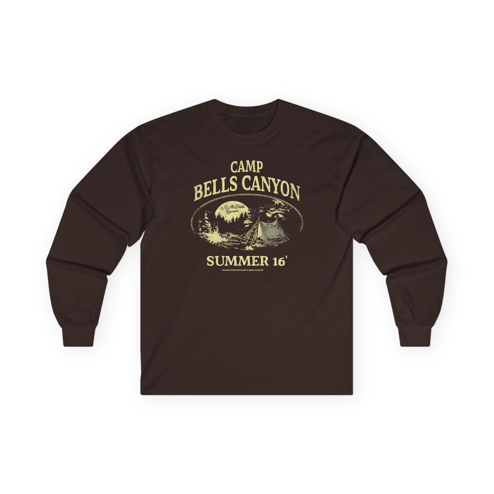 Mrballen Bells Canyon Distressed Unisex Ultra Cotton Long Sleeve Tee
