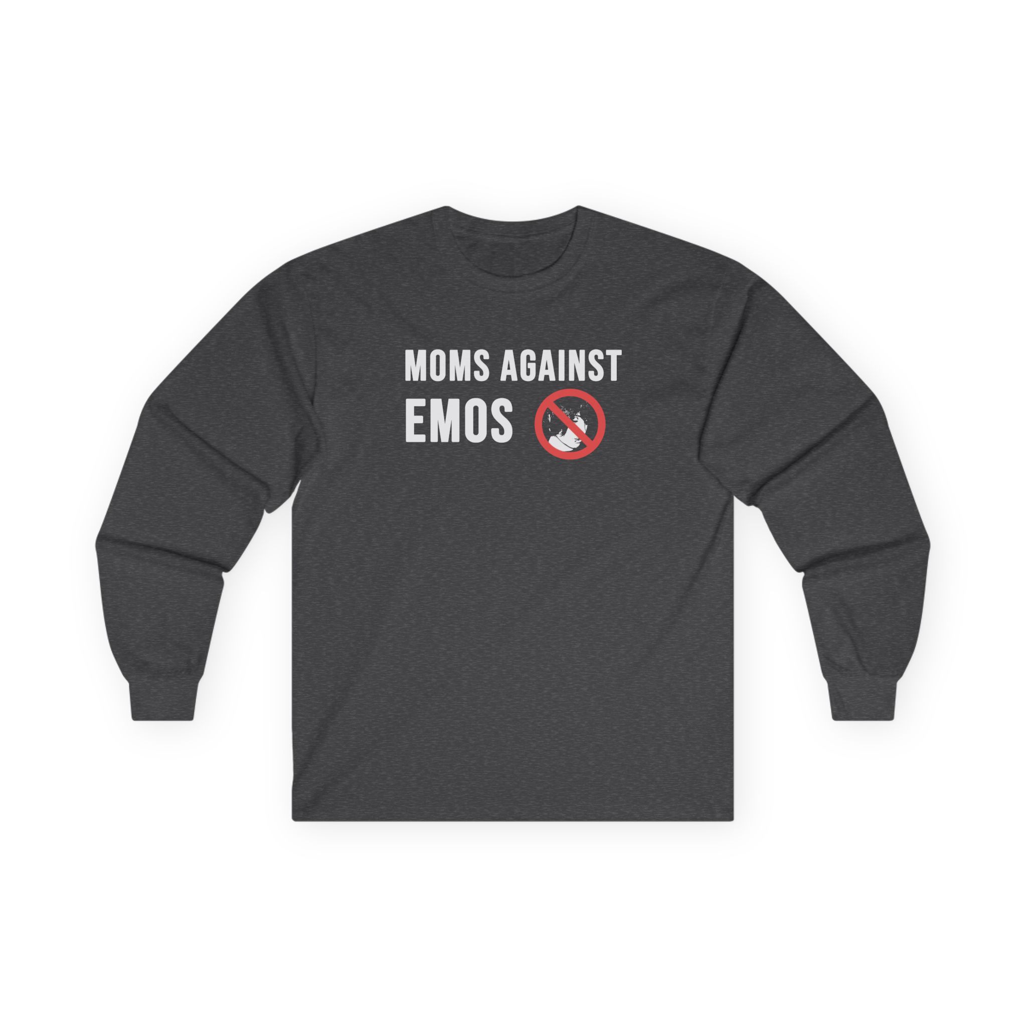 Jake & Johnnie Moms Against Emos Unisex Ultra Cotton Long Sleeve Tee