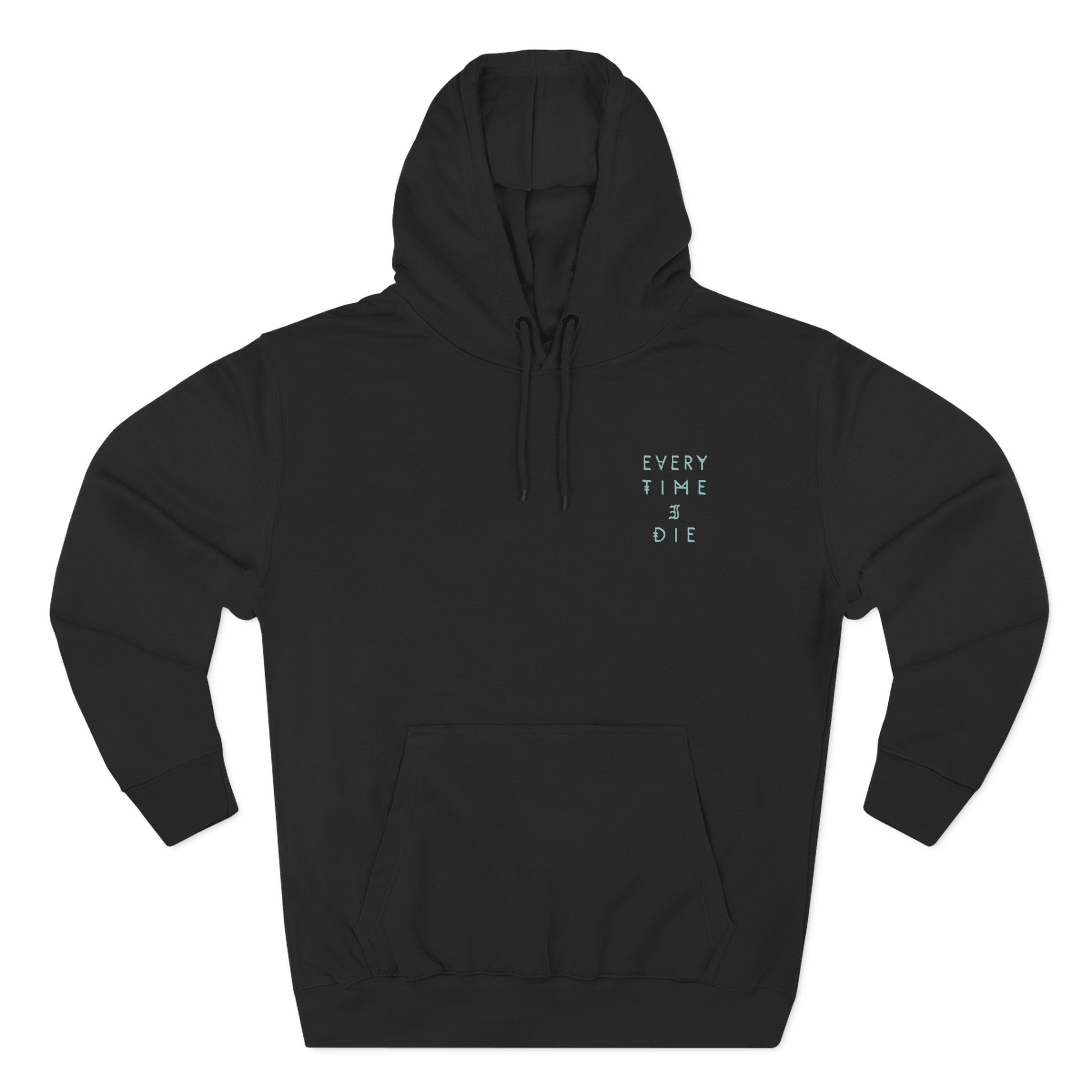 Every Time I Die Fpu Pigment Dyed Three-panel Fleece Hoodie