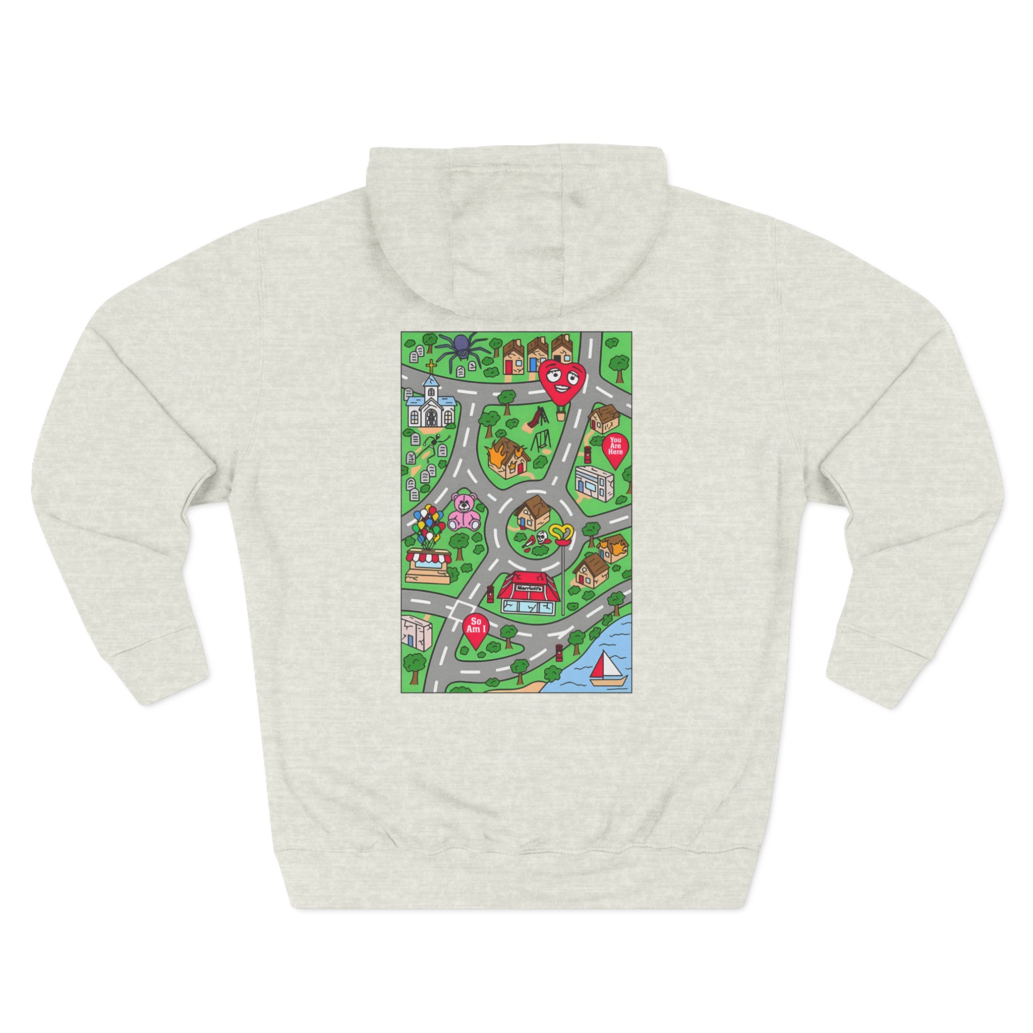 James Marriott Are We There Yet Three-Panel Fleece Hoodie