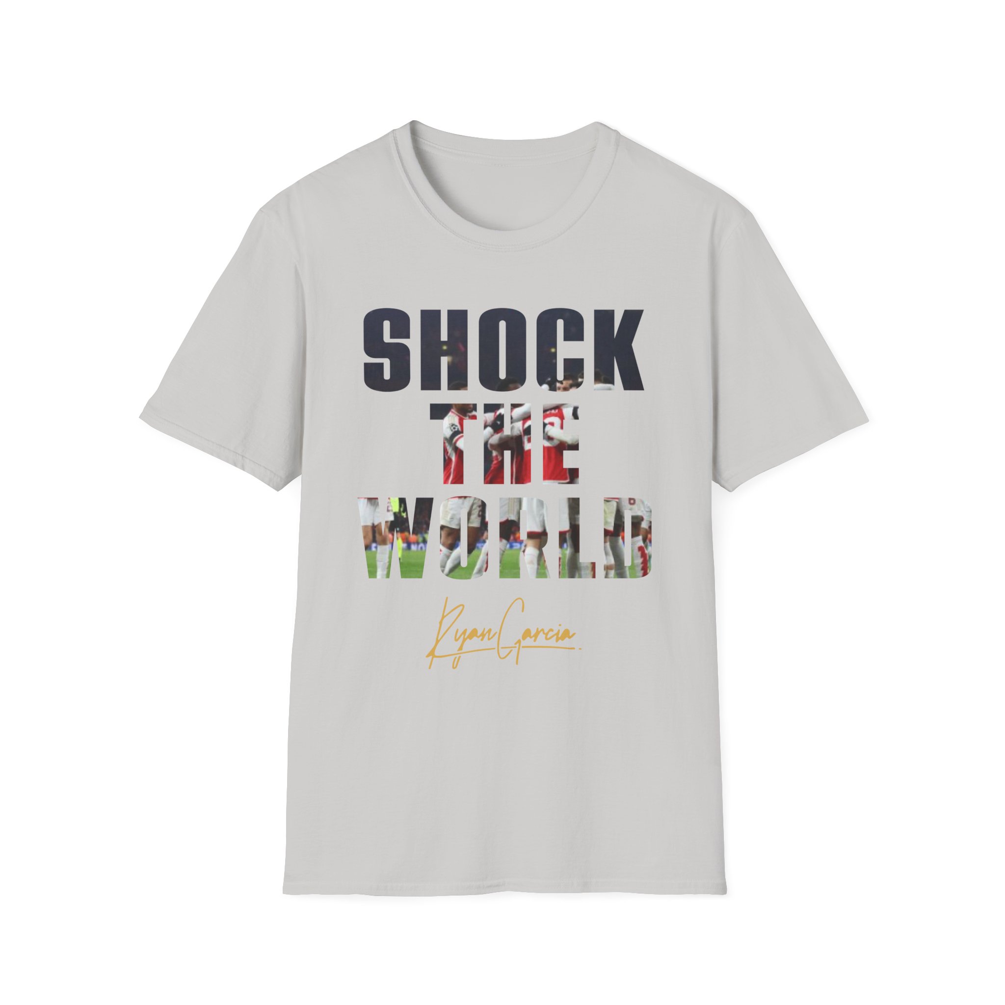 Ryan Garcia shock the world Unisex Softstyle T-Shirt