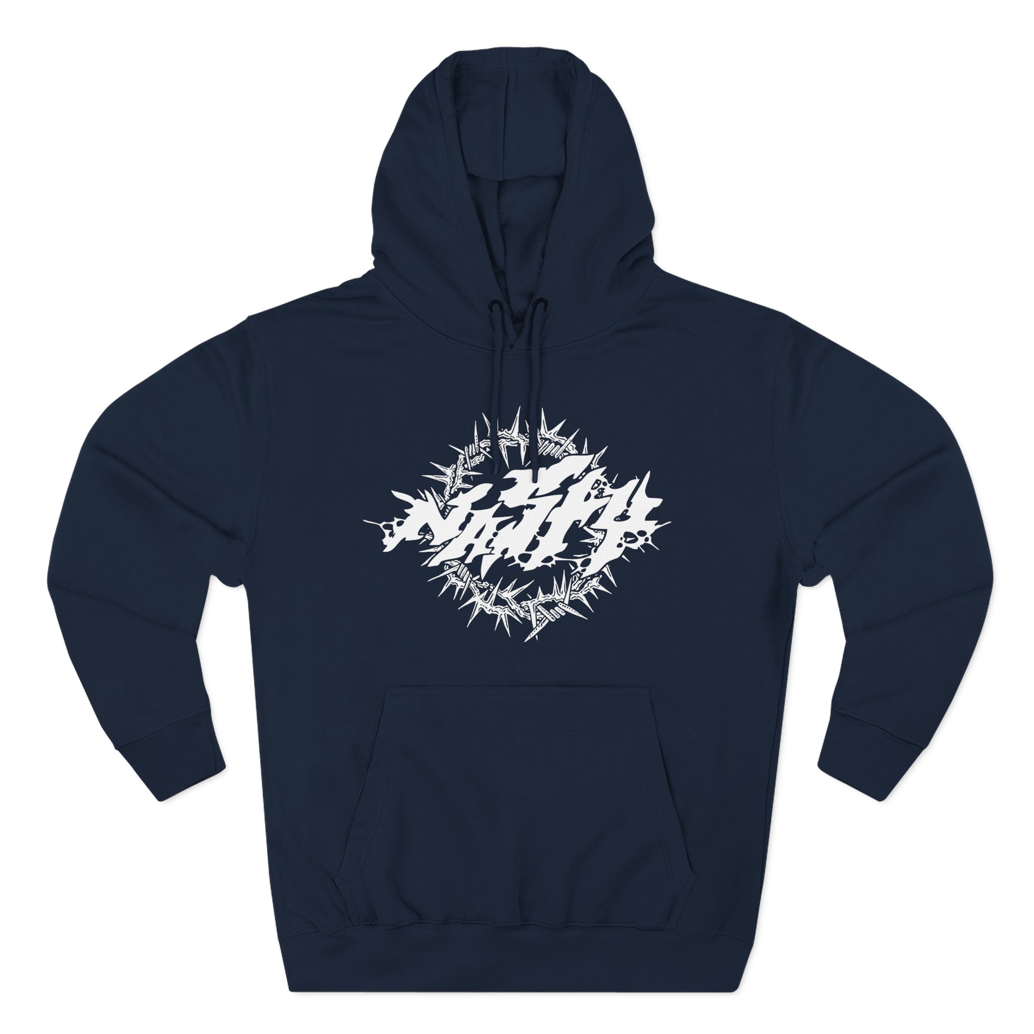 Nasty Thorns Three-Panel Fleece Hoodie