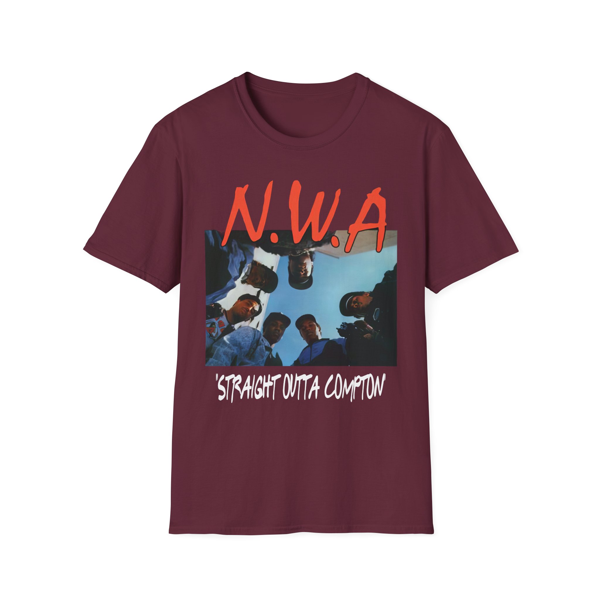 NWA Straight Outta Compton Unisex Softstyle T-Shirt