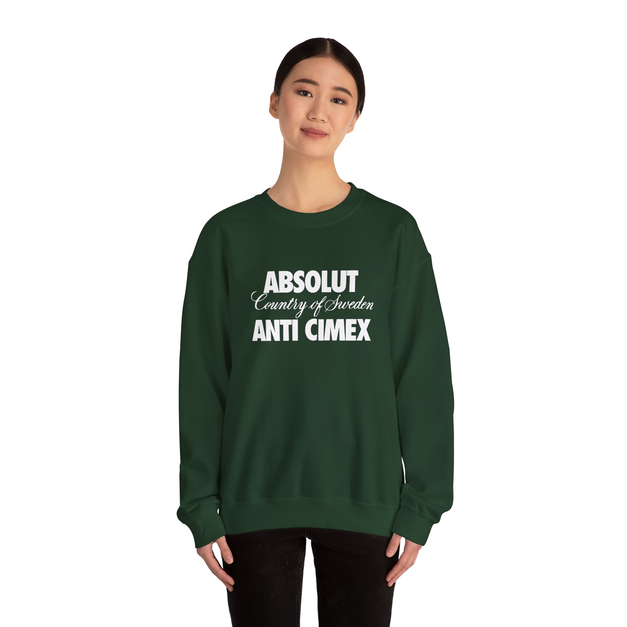 Anti Cimex Absolut Country of Sweden Unisex Heavy Blend Crewneck Sweatshirt