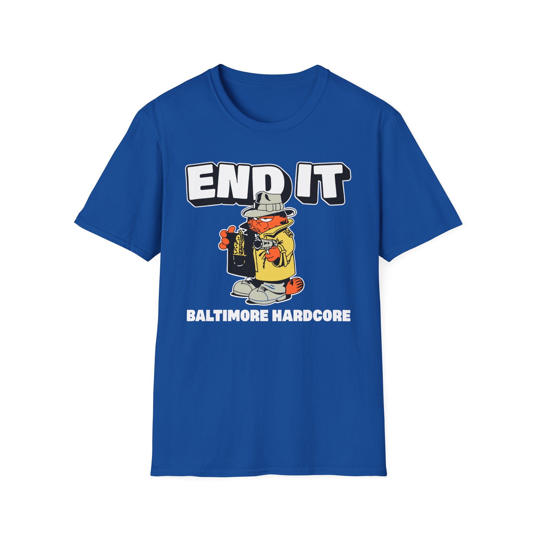 End It Baltimore Hardcore Unisex Softstyle T-Shirt