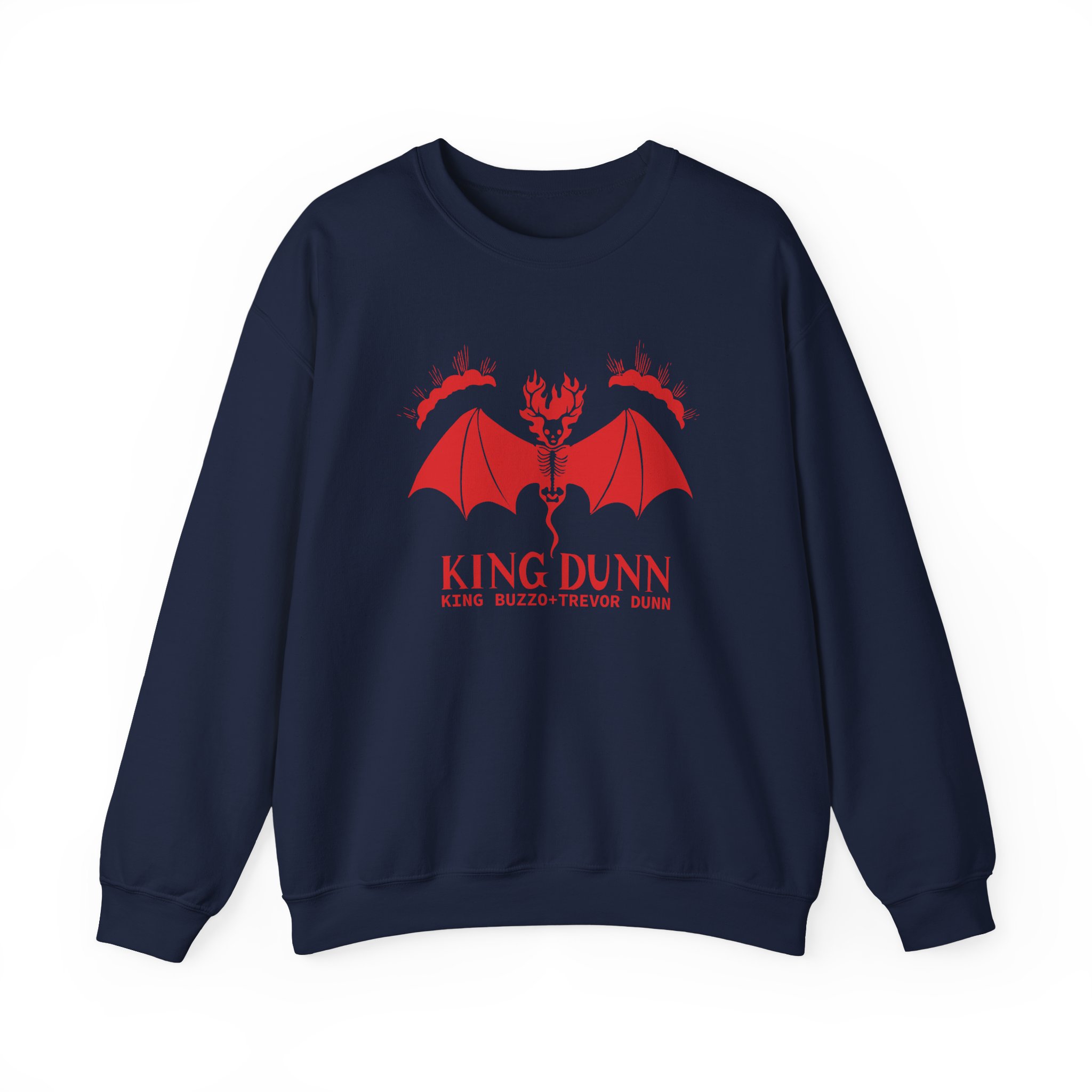 Melvins King Dunn King Buzzo Trevor Dunn Unisex Heavy Blendâ„¢ Crewneck Sweatshirt