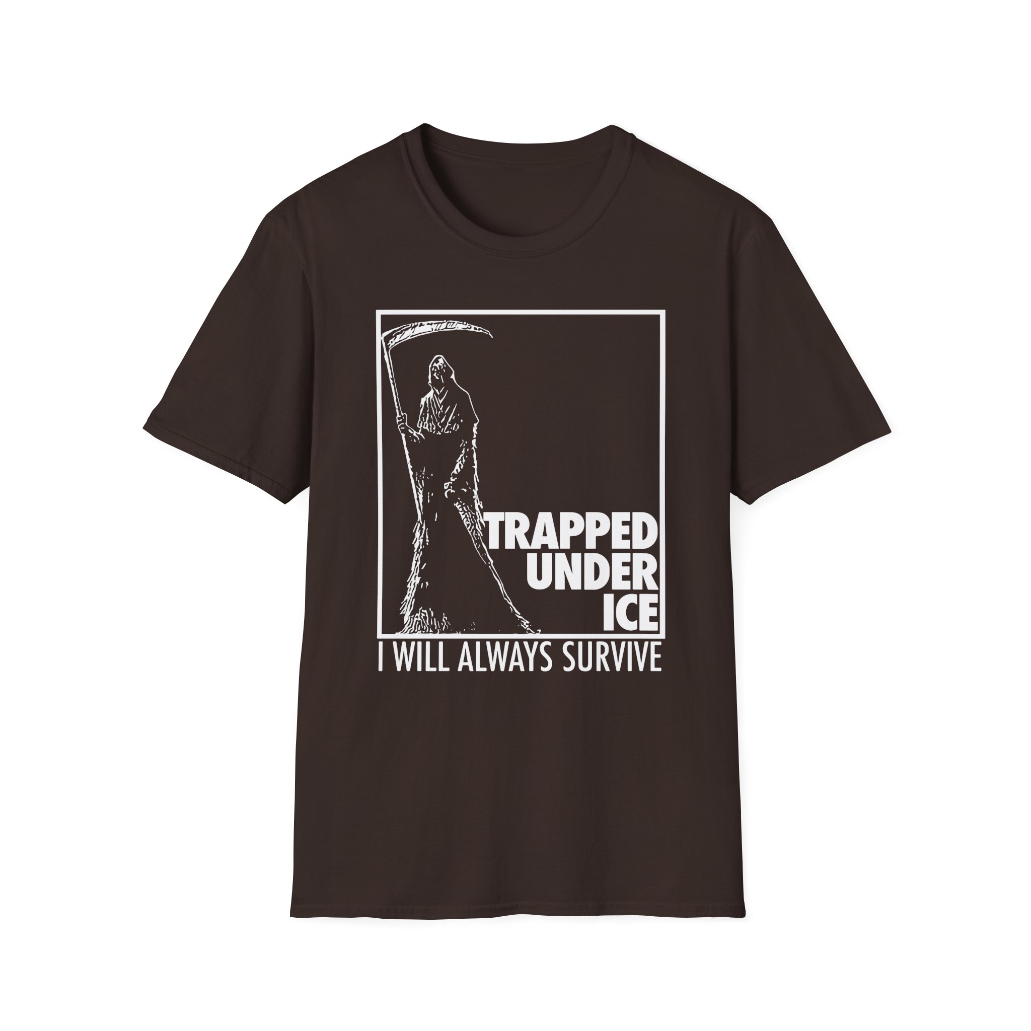 Trapped Under Ice Reaper Unisex Softstyle T-Shirt