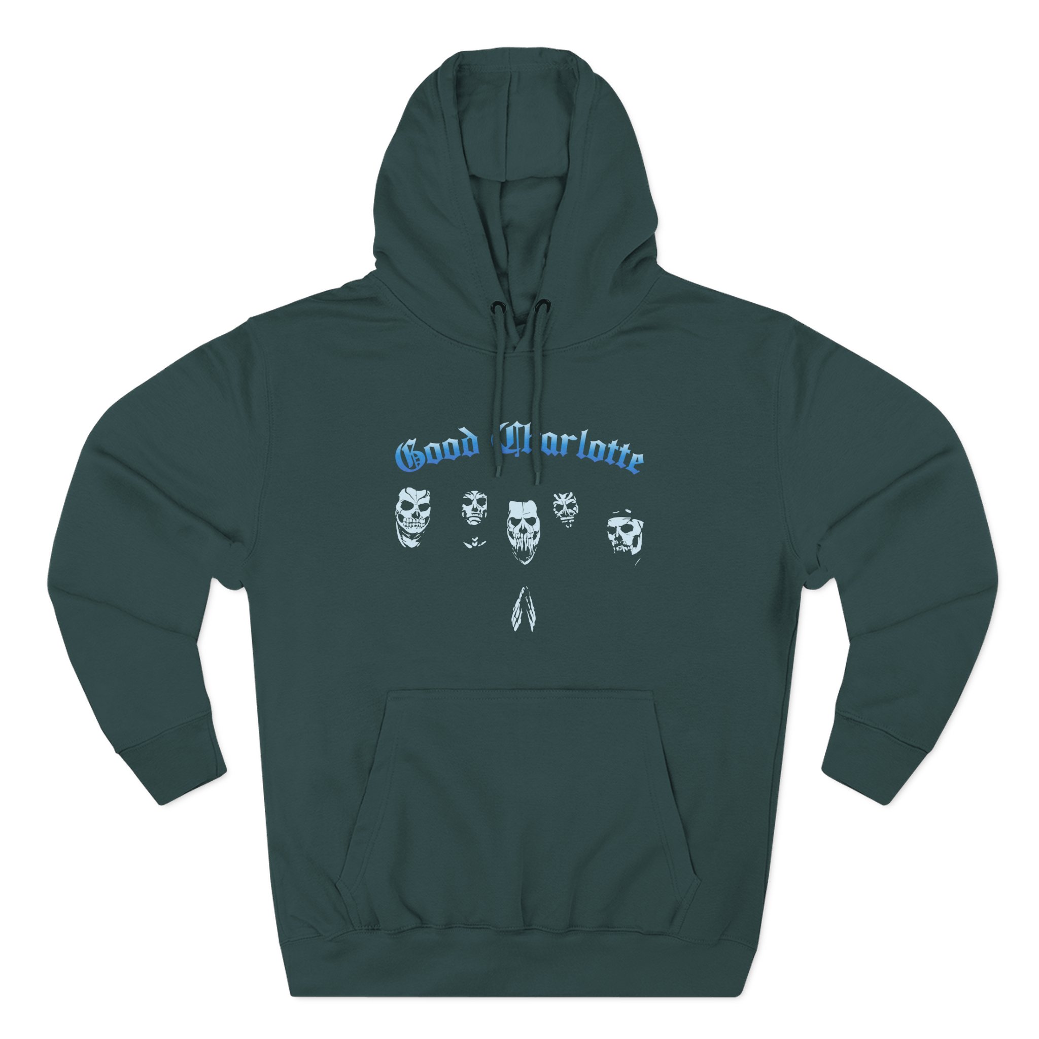 Skull Masks Glow In The Dark Three-Panel Fleece Hoodie