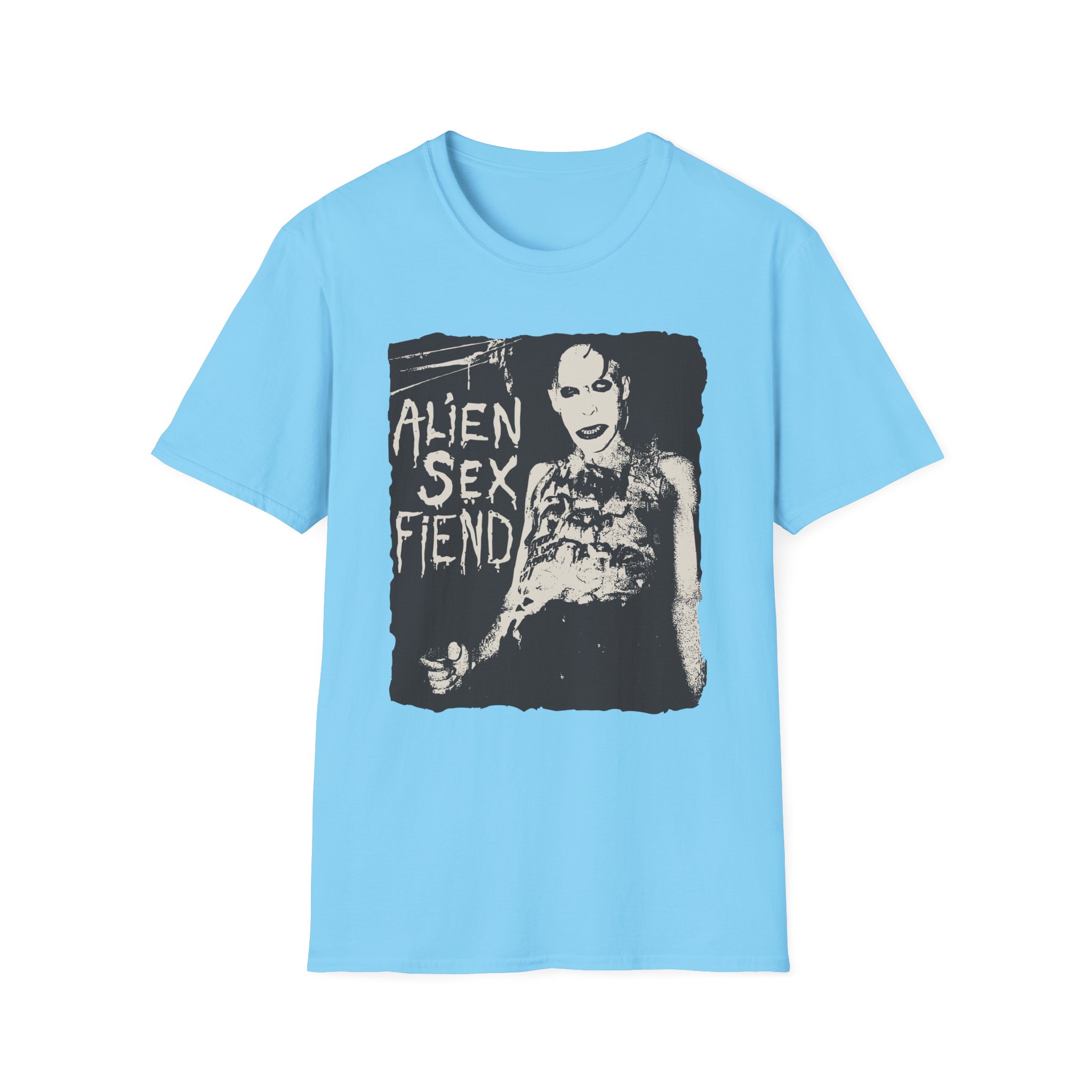 Alien Sex Fiend Nik Fiend Unisex Softstyle T-Shirt