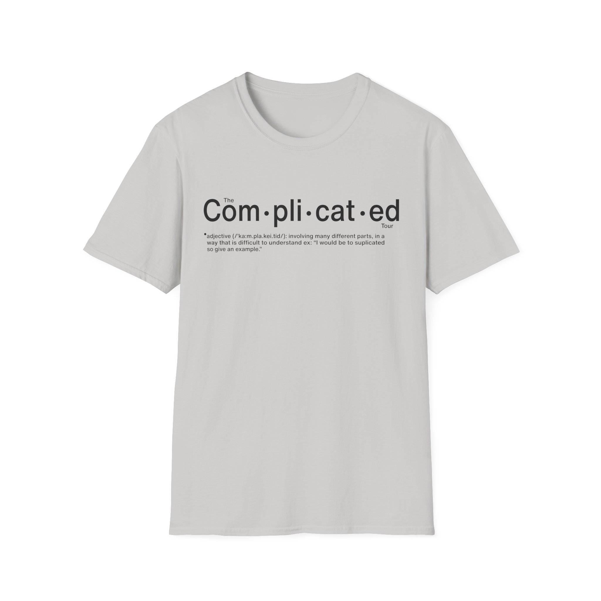 Joshua Bassett Complicated Definition Unisex Softstyle T-Shirt