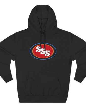Seasick Steve Sss Oval Acid Three-Panel Fleece Hoodie