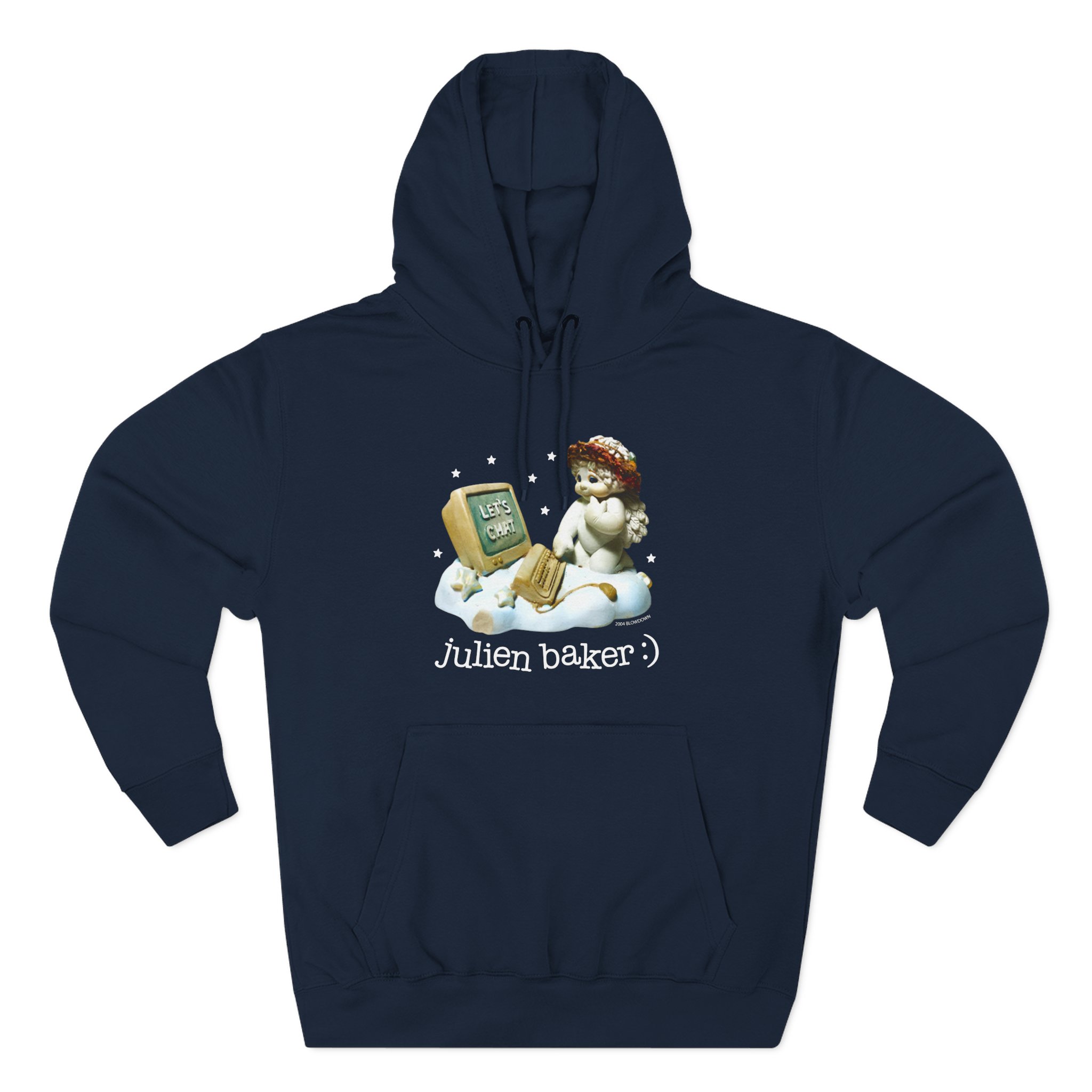 Julien Baker Online Angel Three-Panel Fleece Hoodie