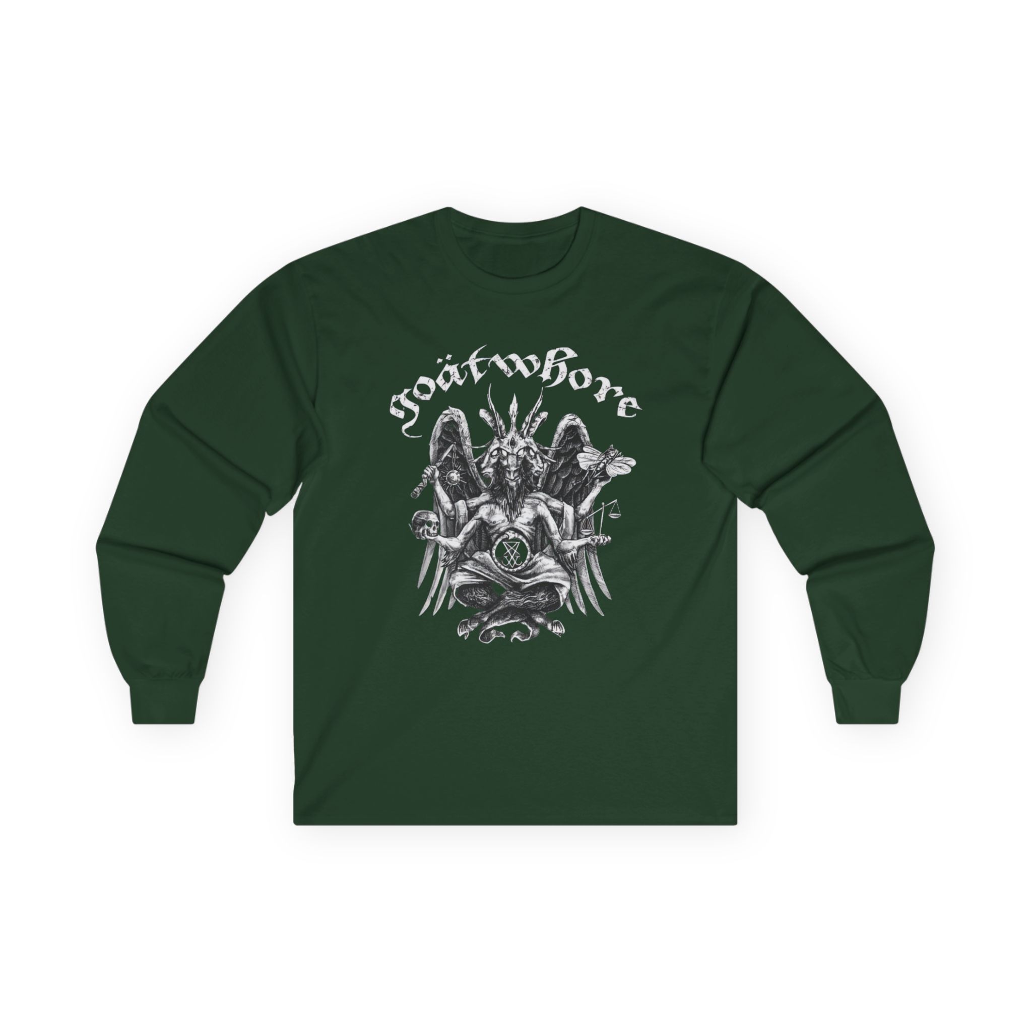 Goatwhore who Needs a God When You've Got Satan Unisex Ultra Cotton Long Sleeve Tee