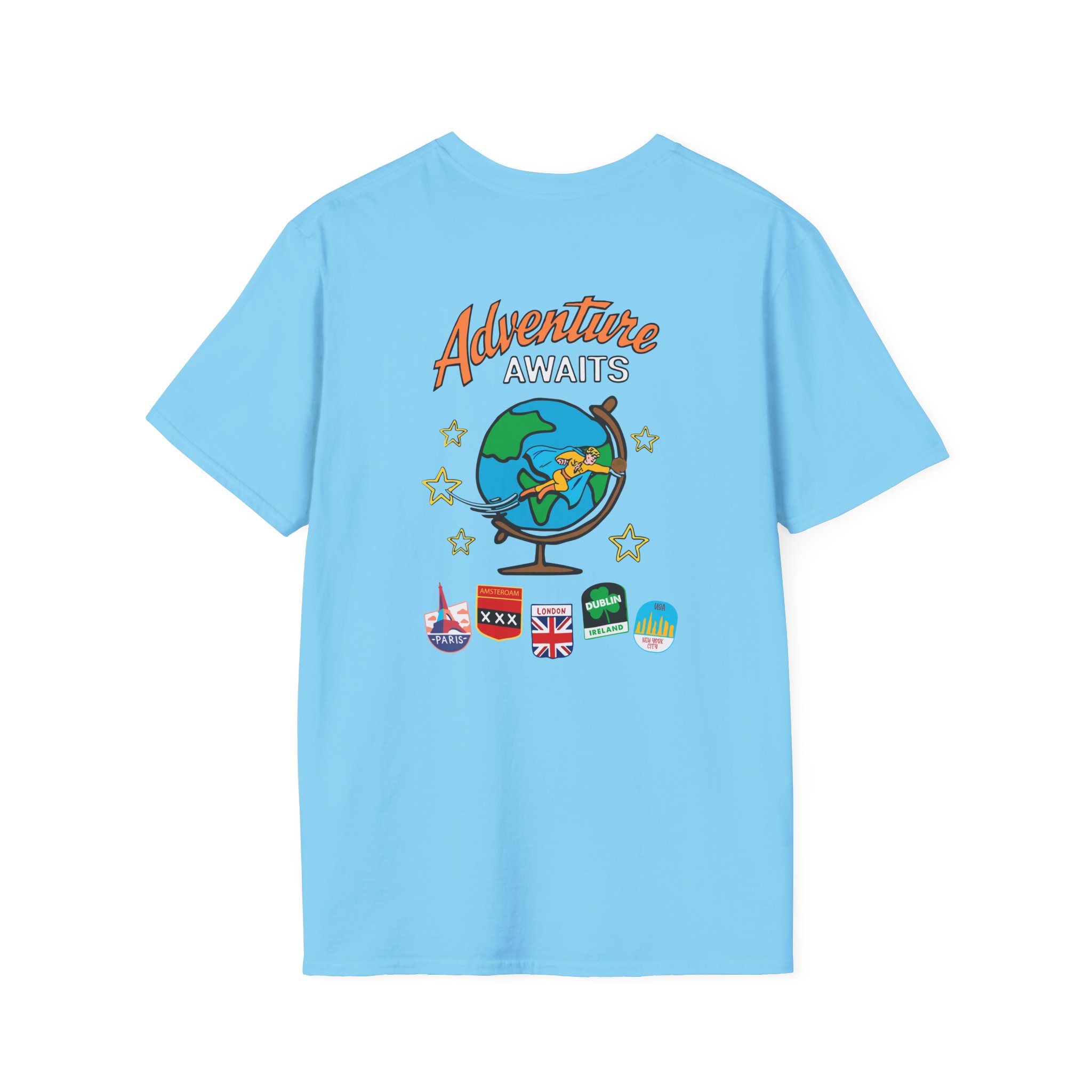Ryan Trahan One Cent Adventure Awaits Travel Club Unisex Softstyle T-Shirt