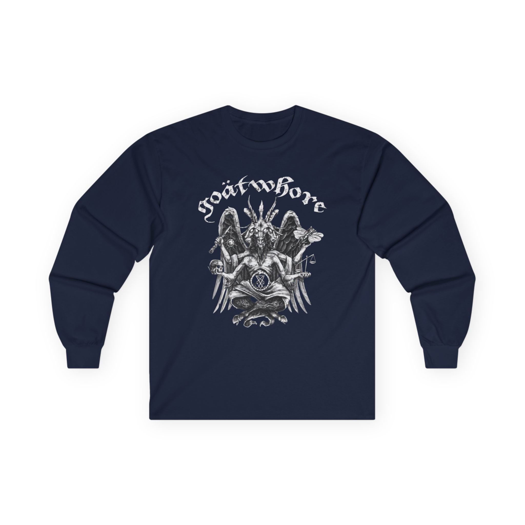 Goatwhore who Needs a God When You've Got Satan Unisex Ultra Cotton Long Sleeve Tee
