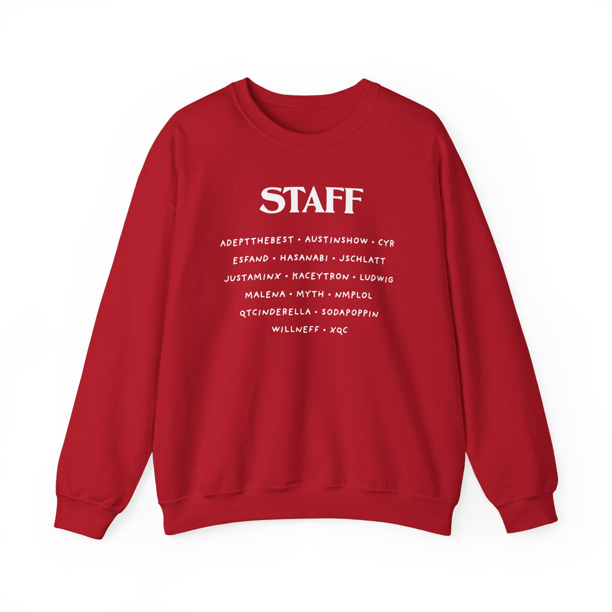 Qtcinderella Shit Camp Staff Unisex Heavy Blendâ„¢ Crewneck Sweatshirt