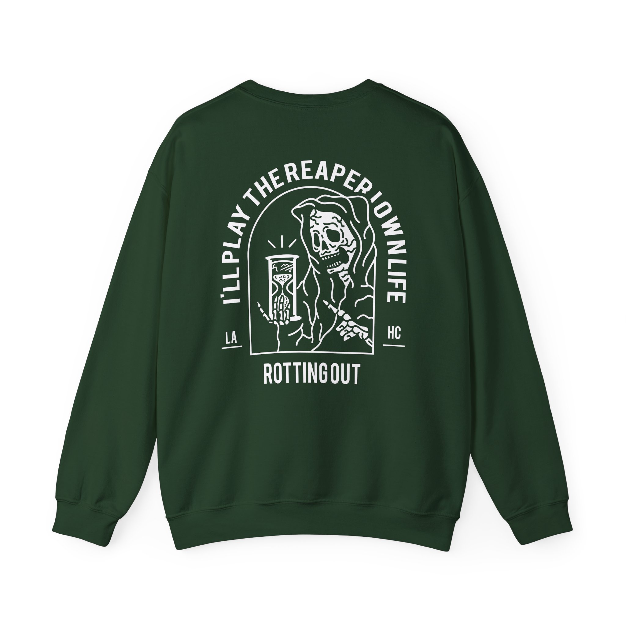 Rotting Out I'll Play the Reaper in My Own Life Unisex Heavy Blend Crewneck Sweatshirt