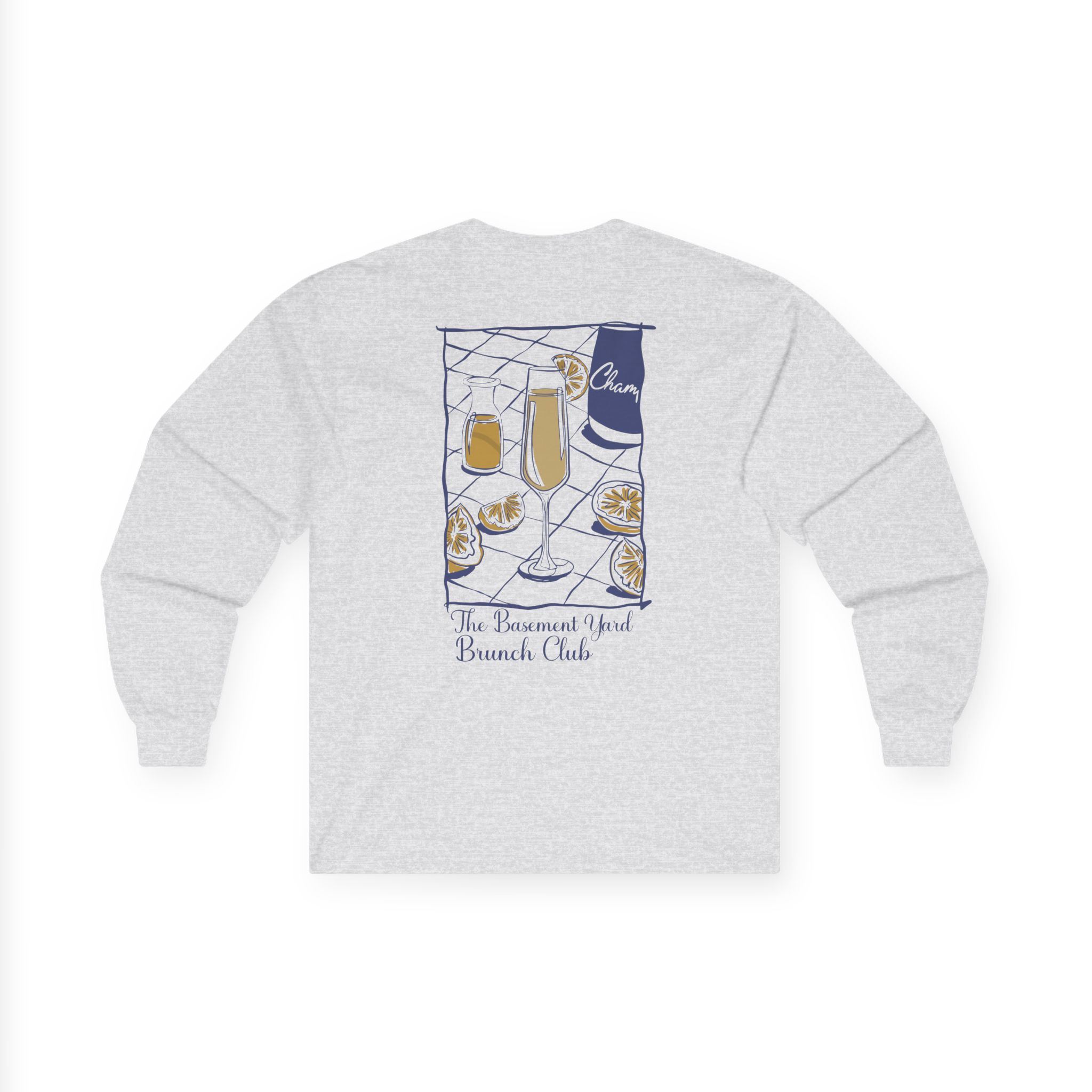 Basement Yard Mimosa Brunch Club Unisex Ultra Cotton Long Sleeve Tee