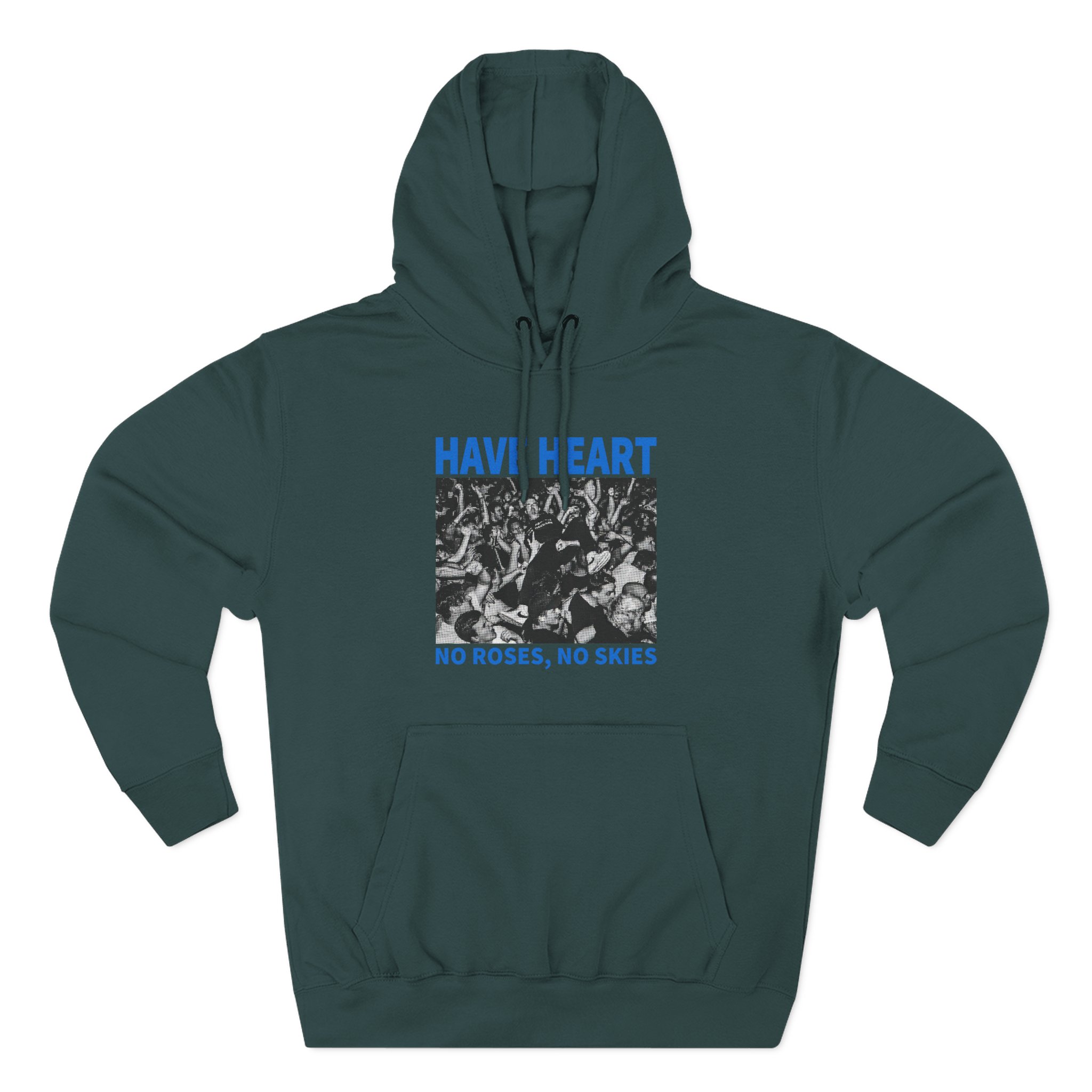Have Heart No Roses, No Skies Three-Panel Fleece Hoodie