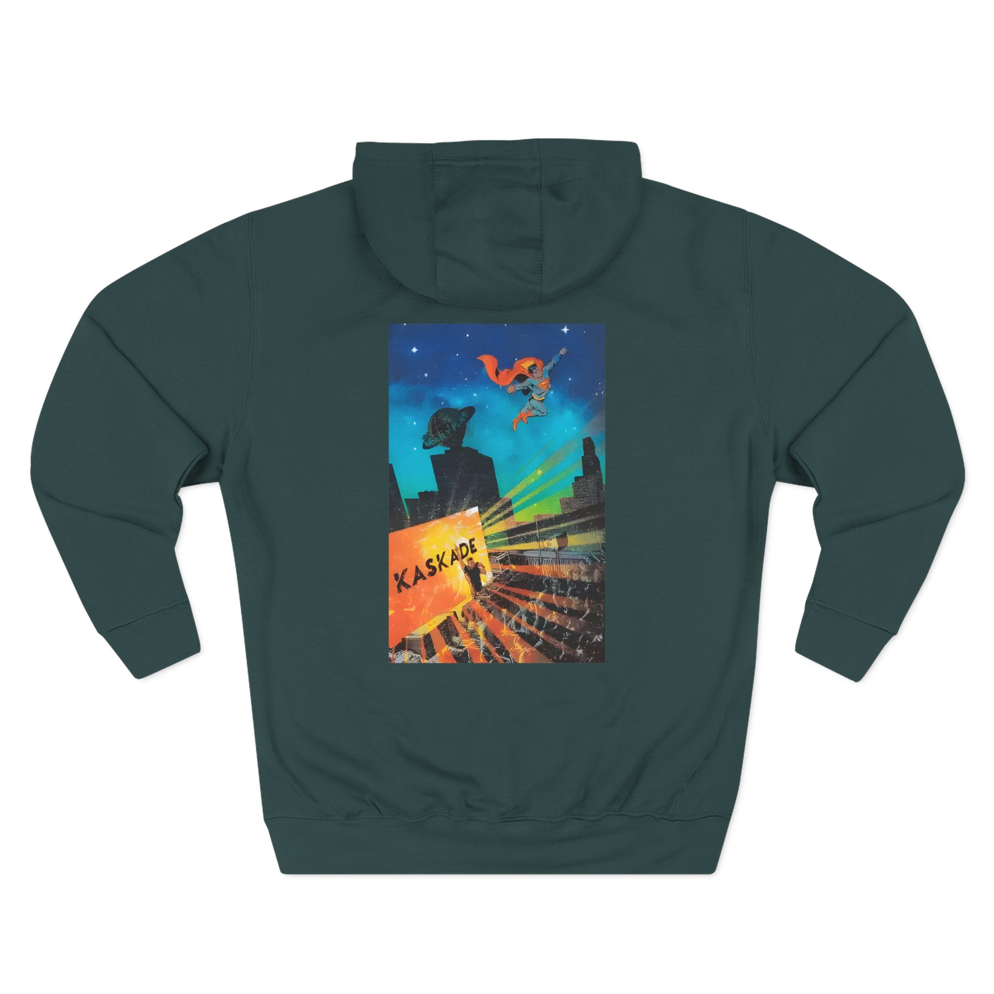 Kaskade X Superman Comic Three-Panel Fleece Hoodie